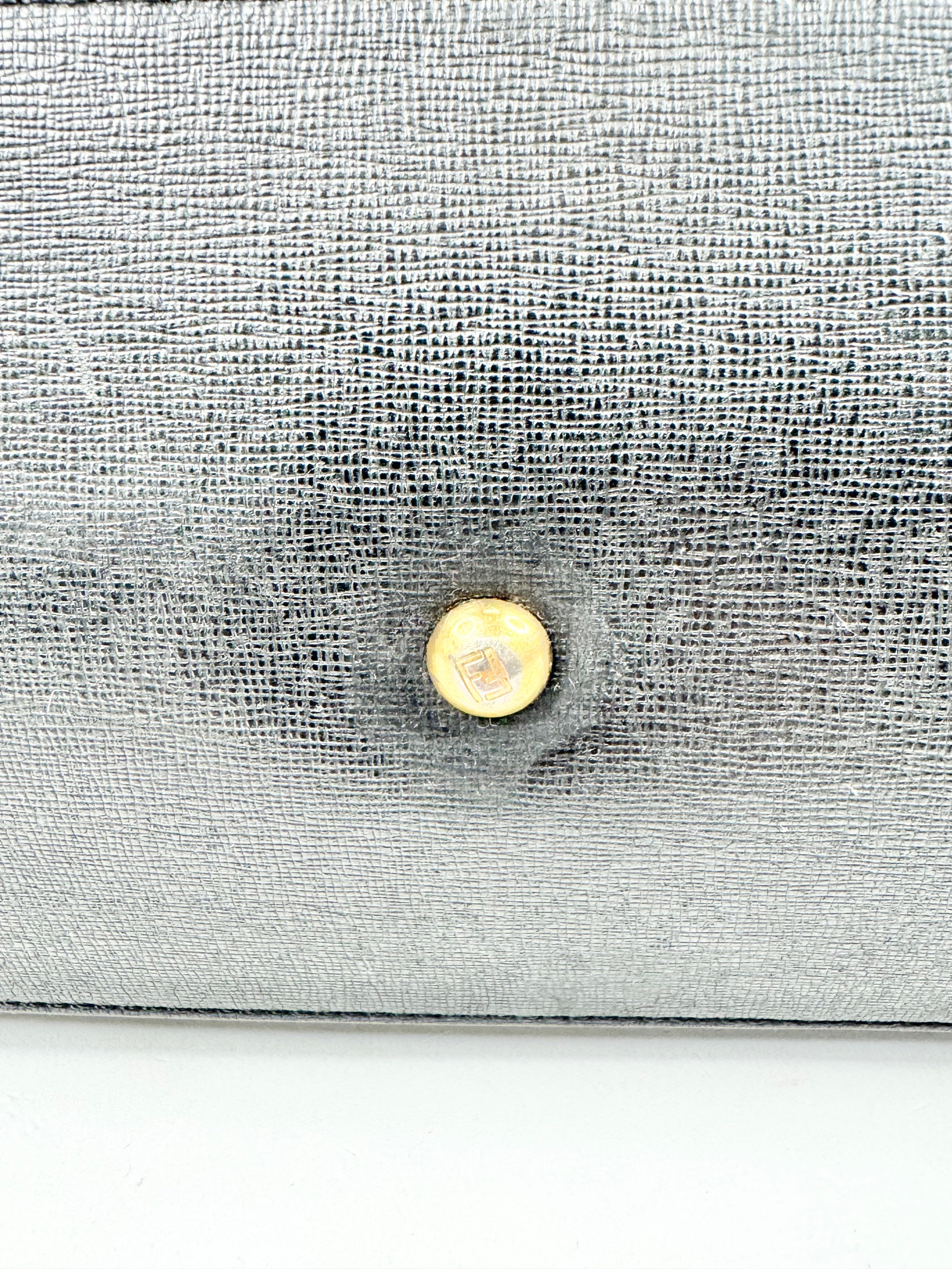 Fendi 2jours Black Leather Satchel