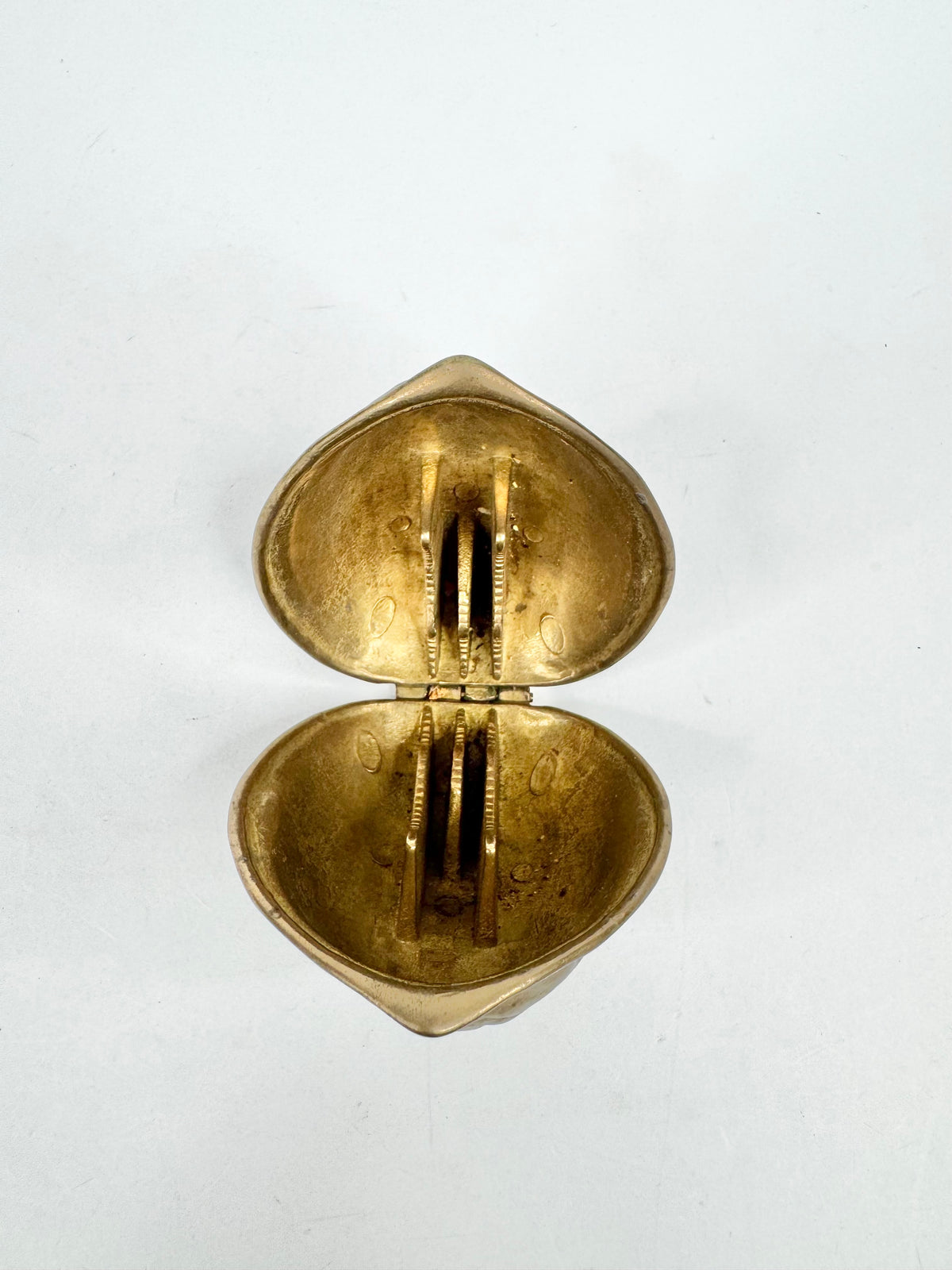 Vintage Brass Walnut Cracker