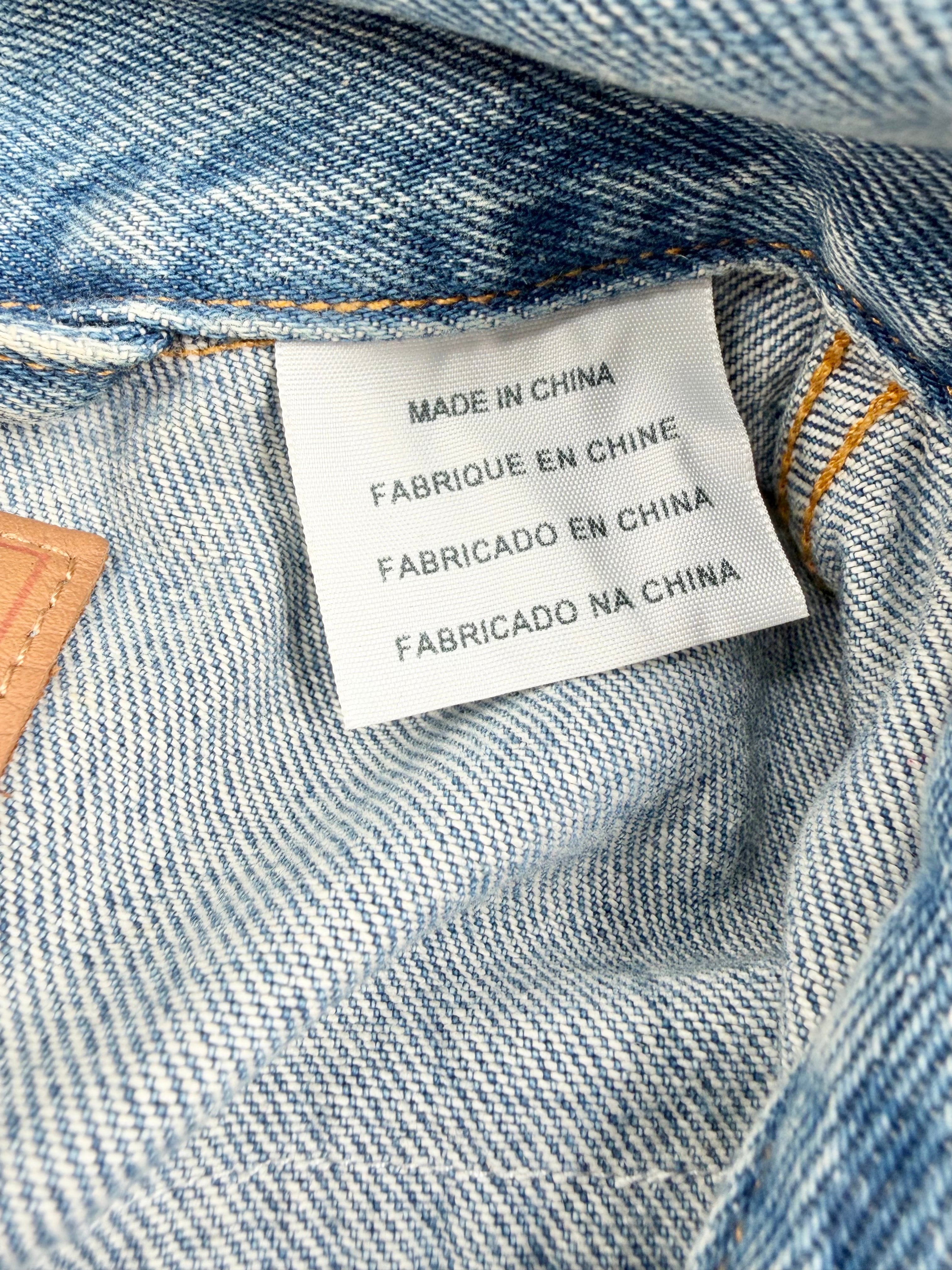 Vintage Customised Levi Strauss & Co Denim Applique Jacket - AU12