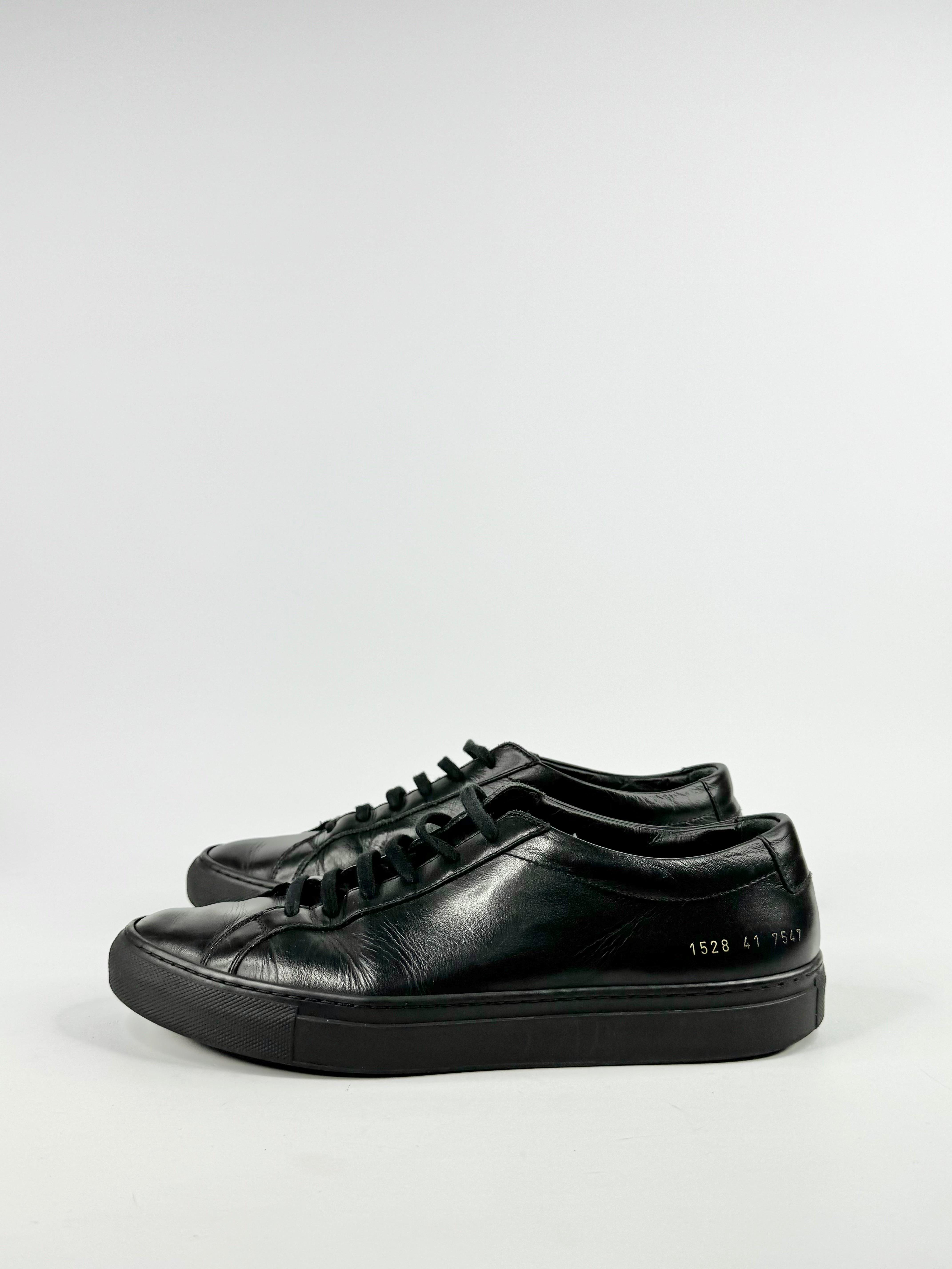 Common Projects 'Achilles' Black Low Sneaker - EU41