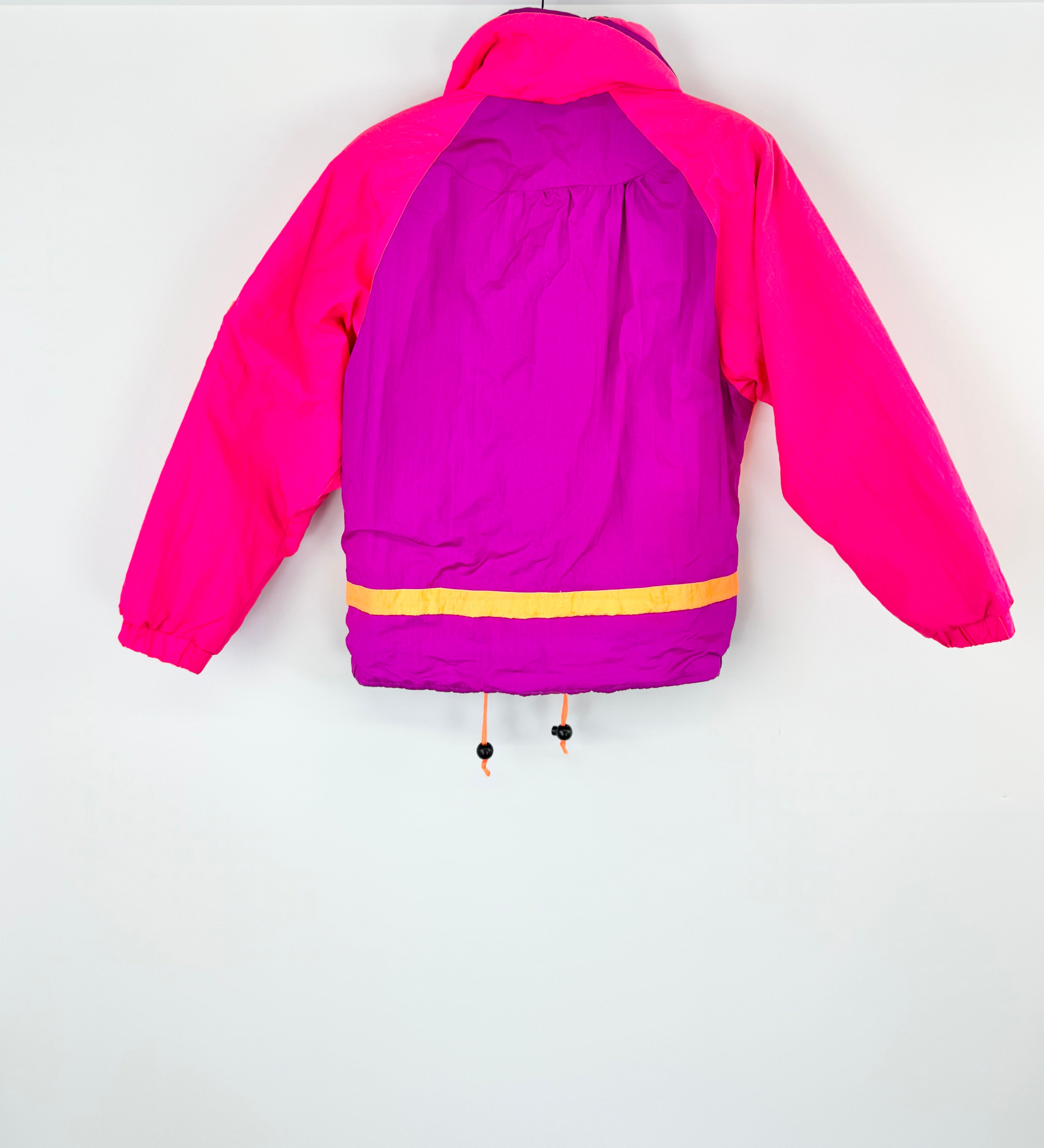 Obermeyer Bright Pink Orange and Purple Waterproof Parker - Child 10