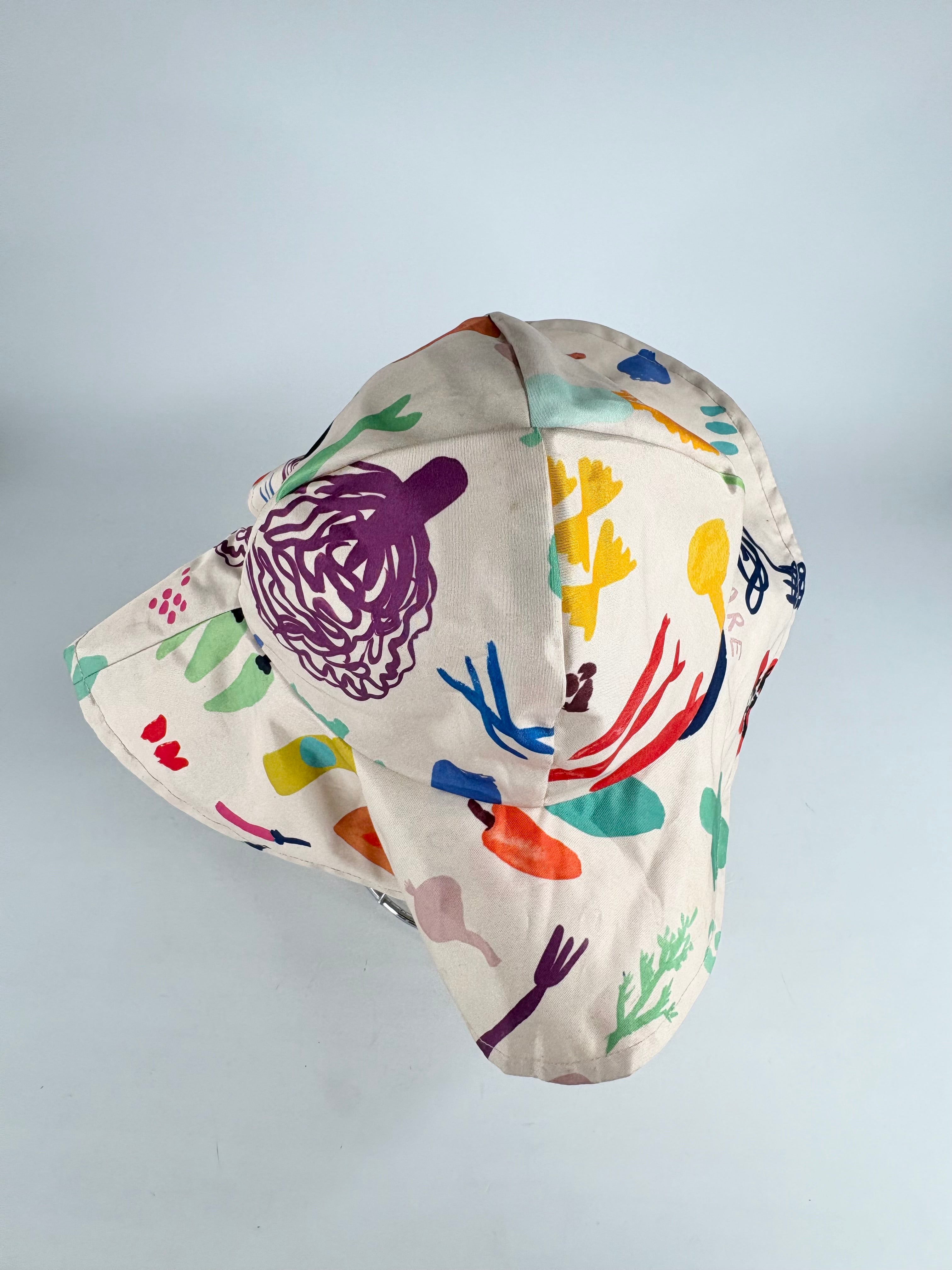 Gorman Playground x Stephanie Alexander Grow/Harvest/Share Motif Floppy Hat