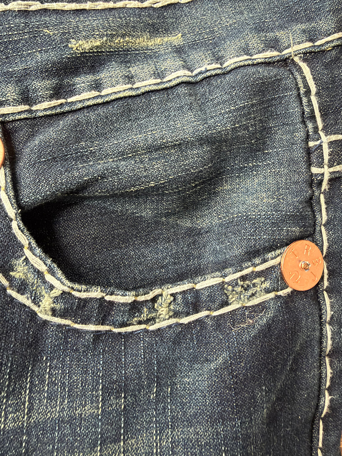 True Religion Urban Cowboy 'Billy' Super T Jeans NWT - 36