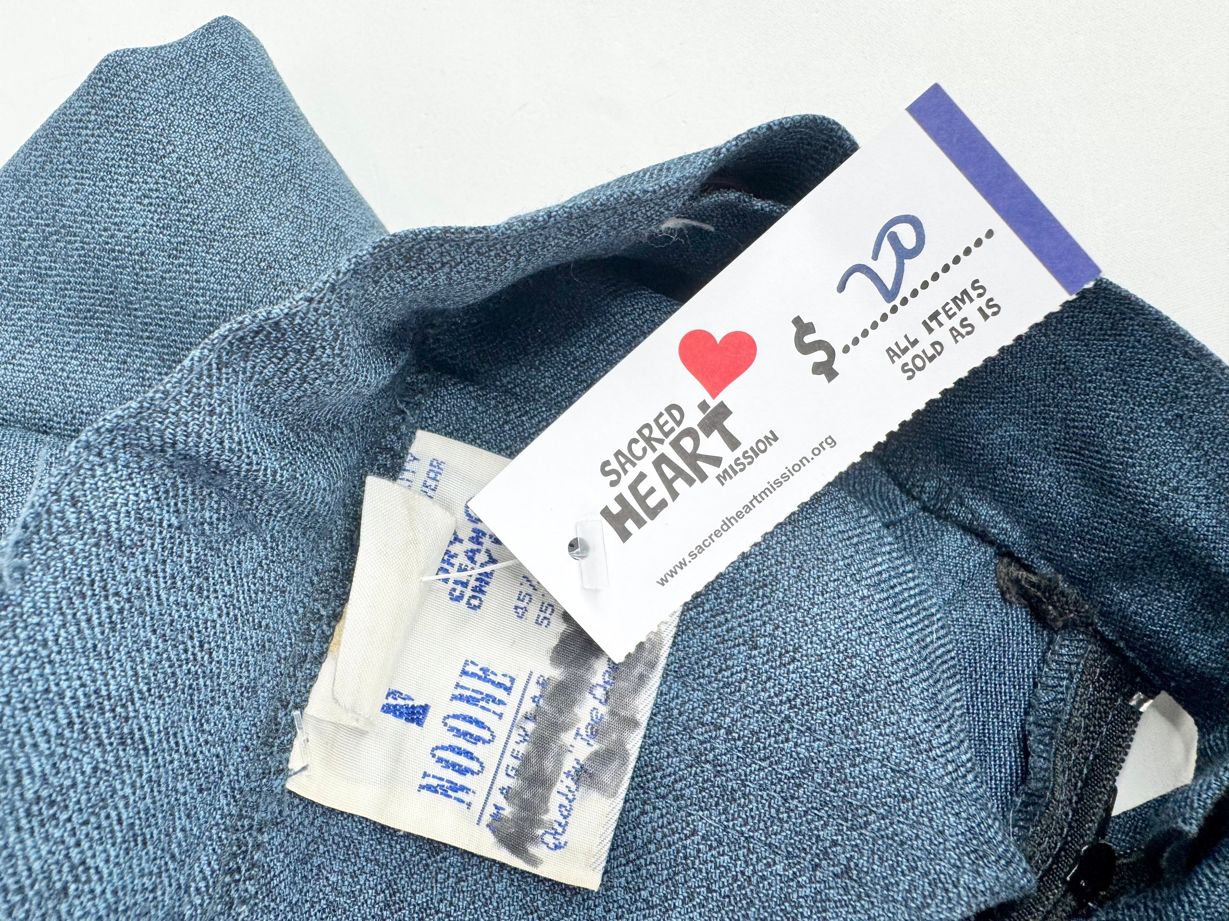 Noone Cobalt Box Pleated Long Skirt - AU8