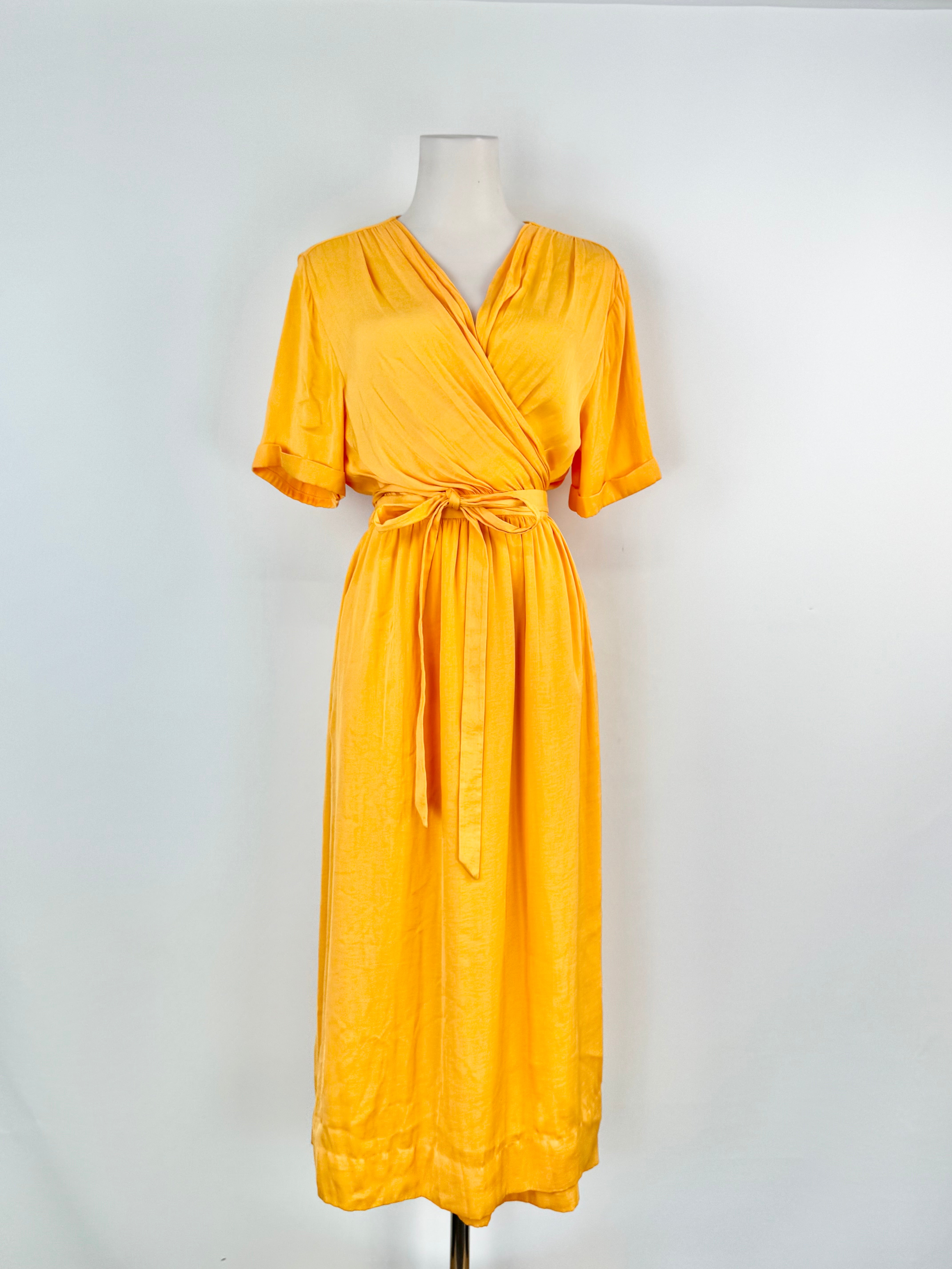 Scotch & Soda Buttercup Yellow Wrap Dress - AU8