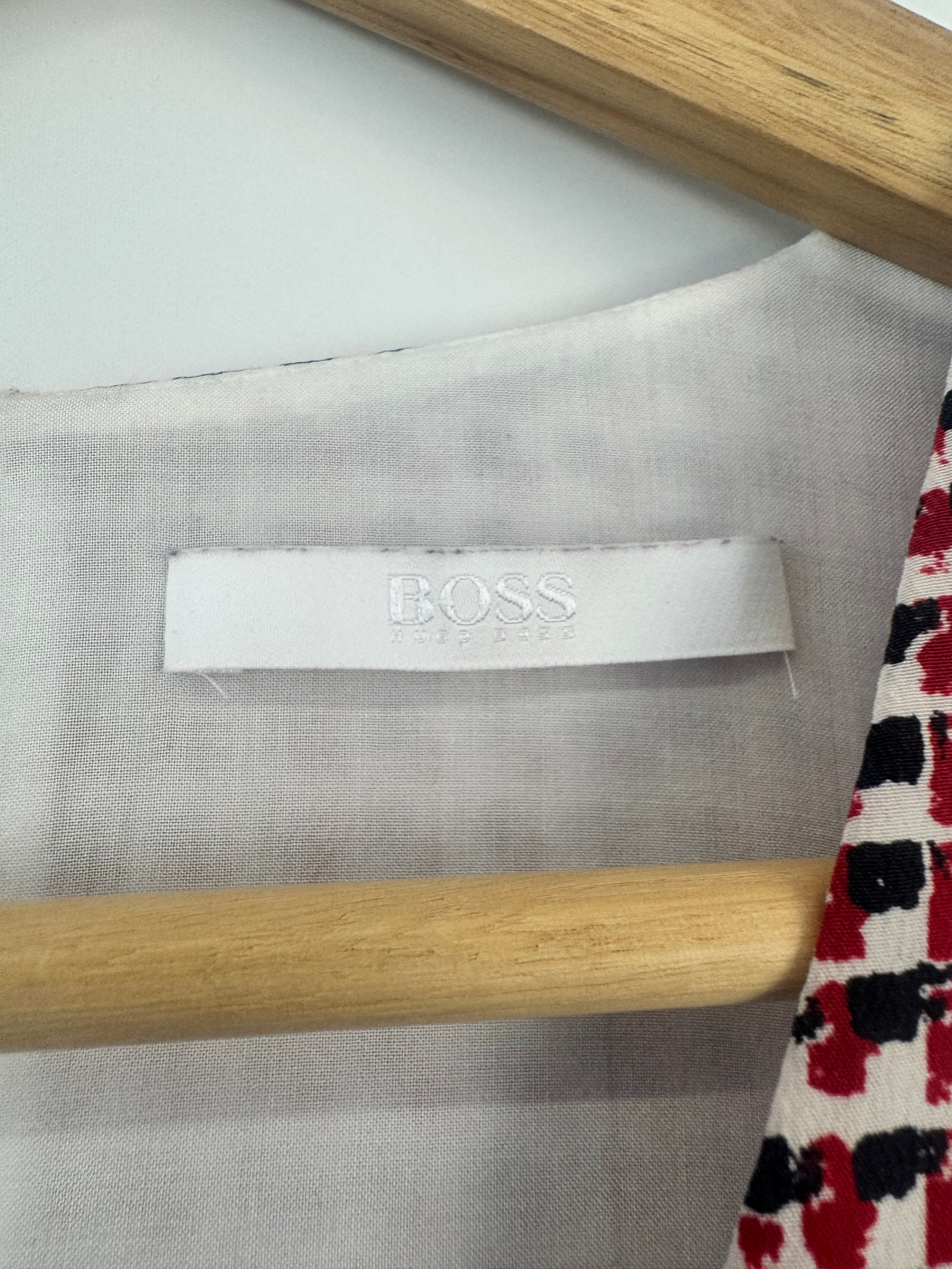 Hugo Boss Red Blue & White Tie Top - AU8/10