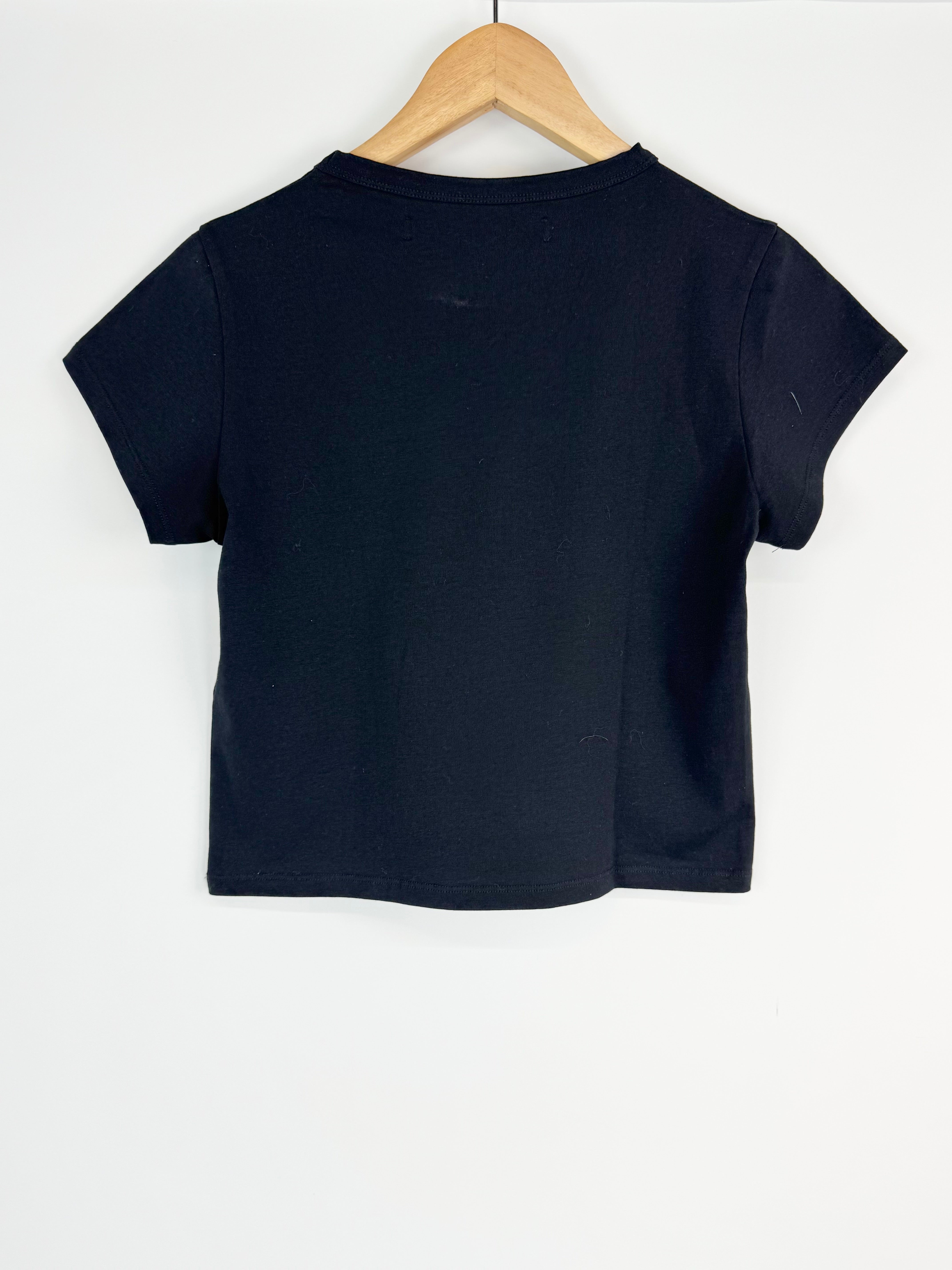 Bimba y Lola Black Logo Baby-Doll T-Shirt - AU10
