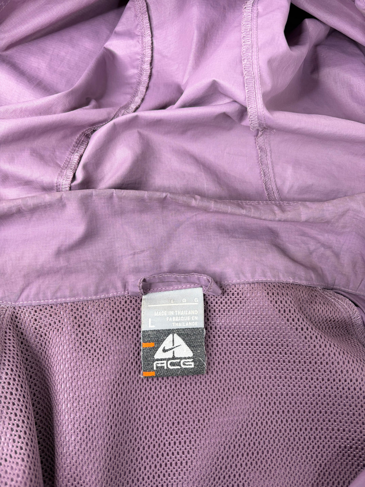 Nike ACG Purple Trail Running Spray Jacket - L