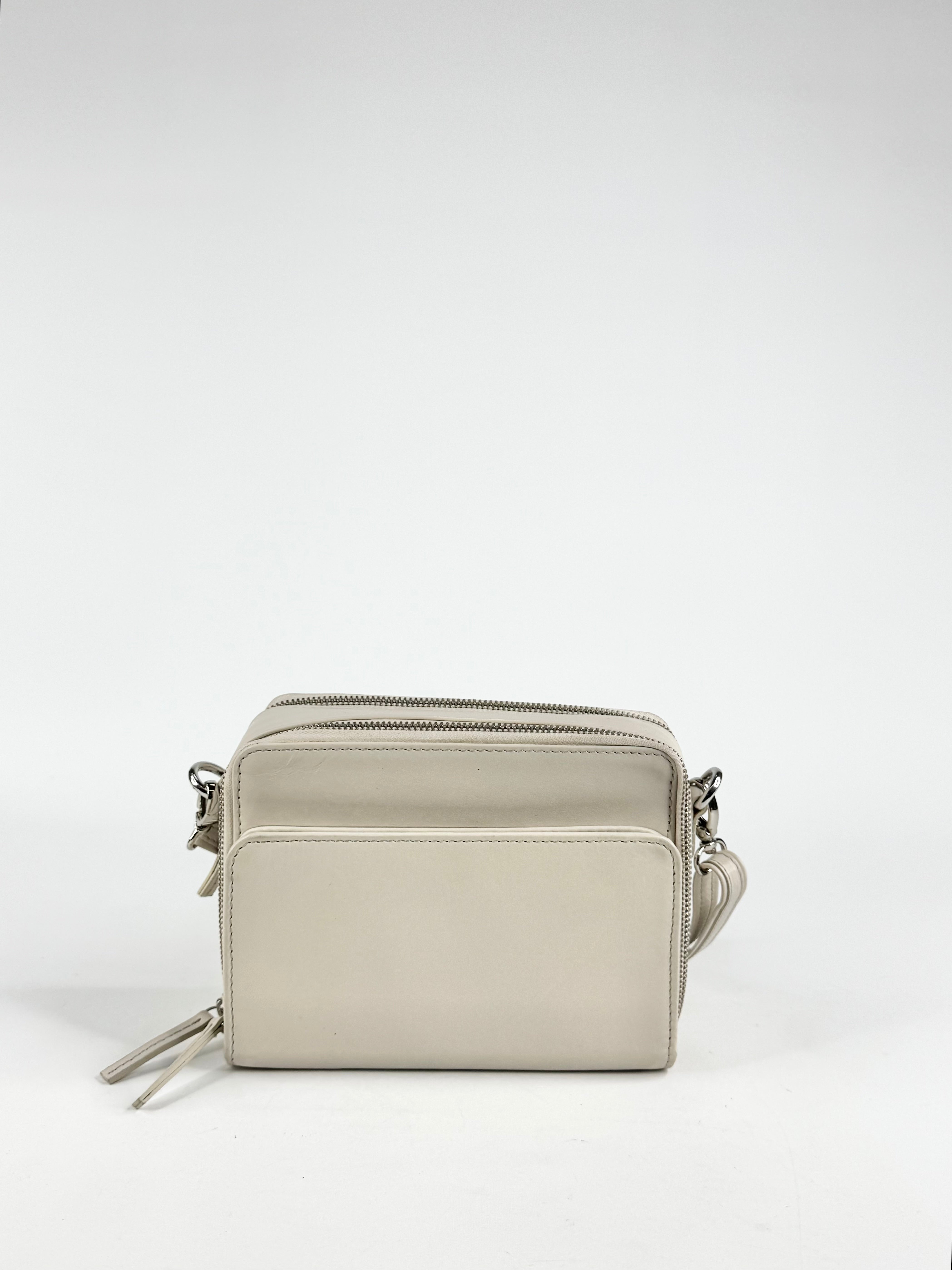 Elk 'Bedarra' Small Bone Leather Cross Body Bag NWT