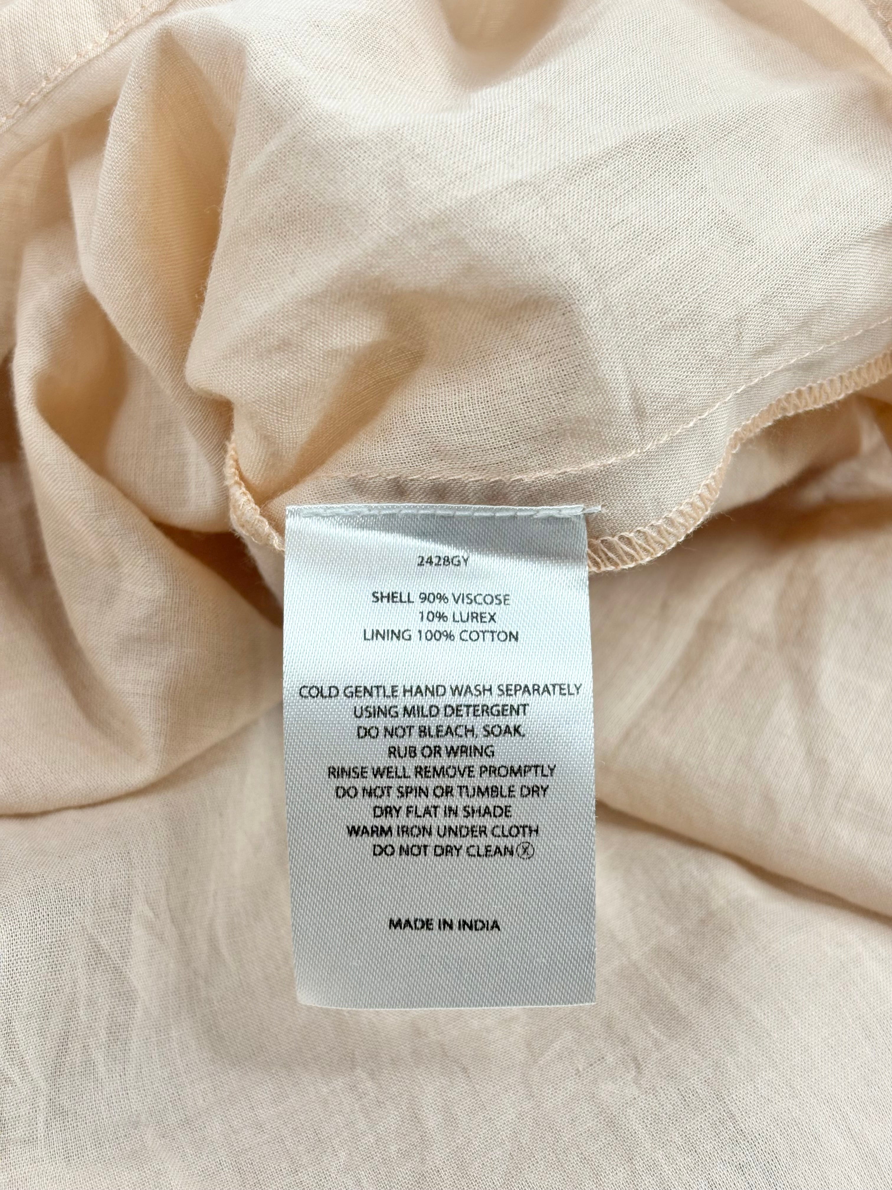 Gysette Gold Lurex Embellished Sheer Camo Maxi Dress - AU18