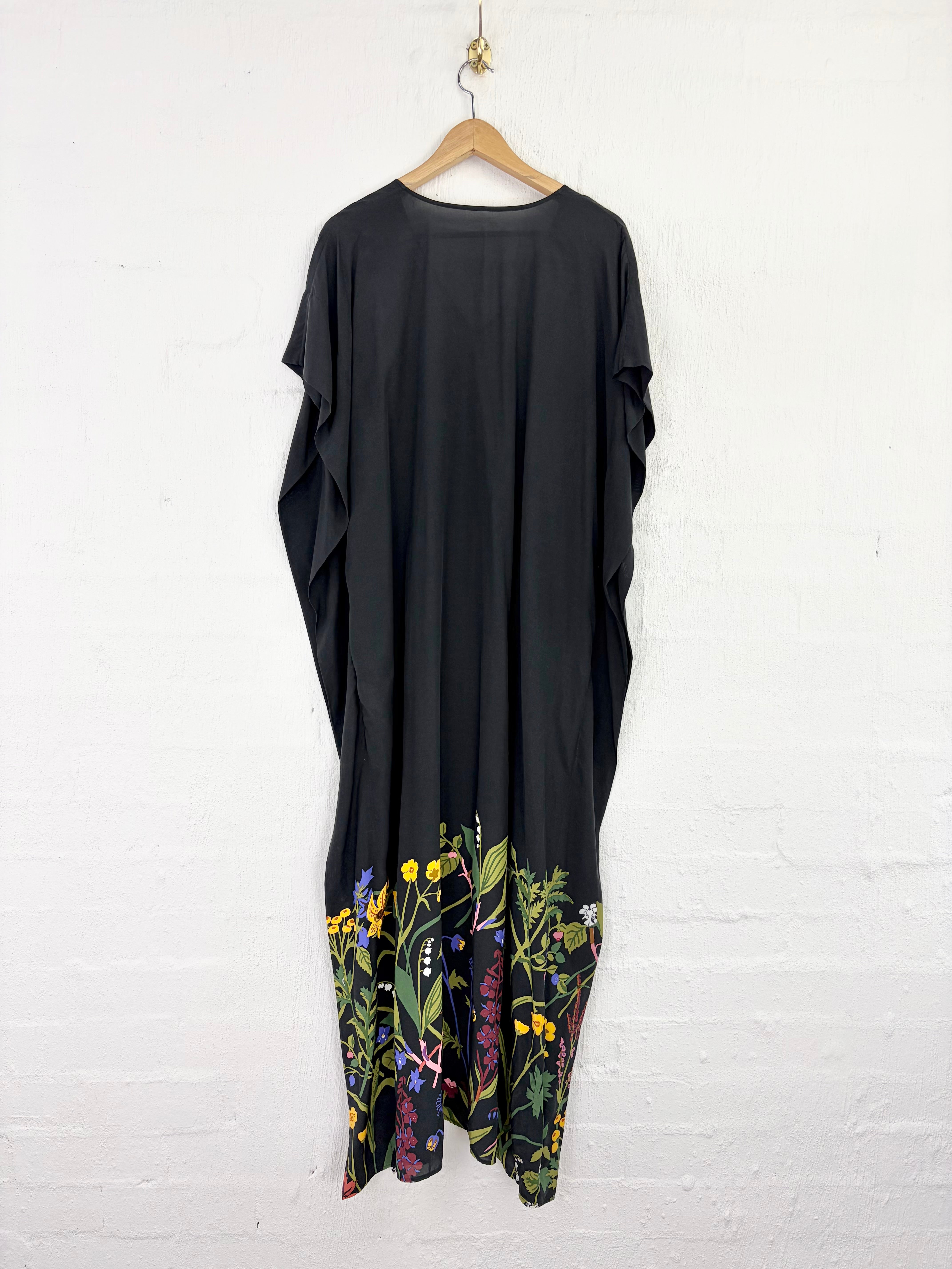 Rodebjer Black Kaftan with Garden Design - AU8