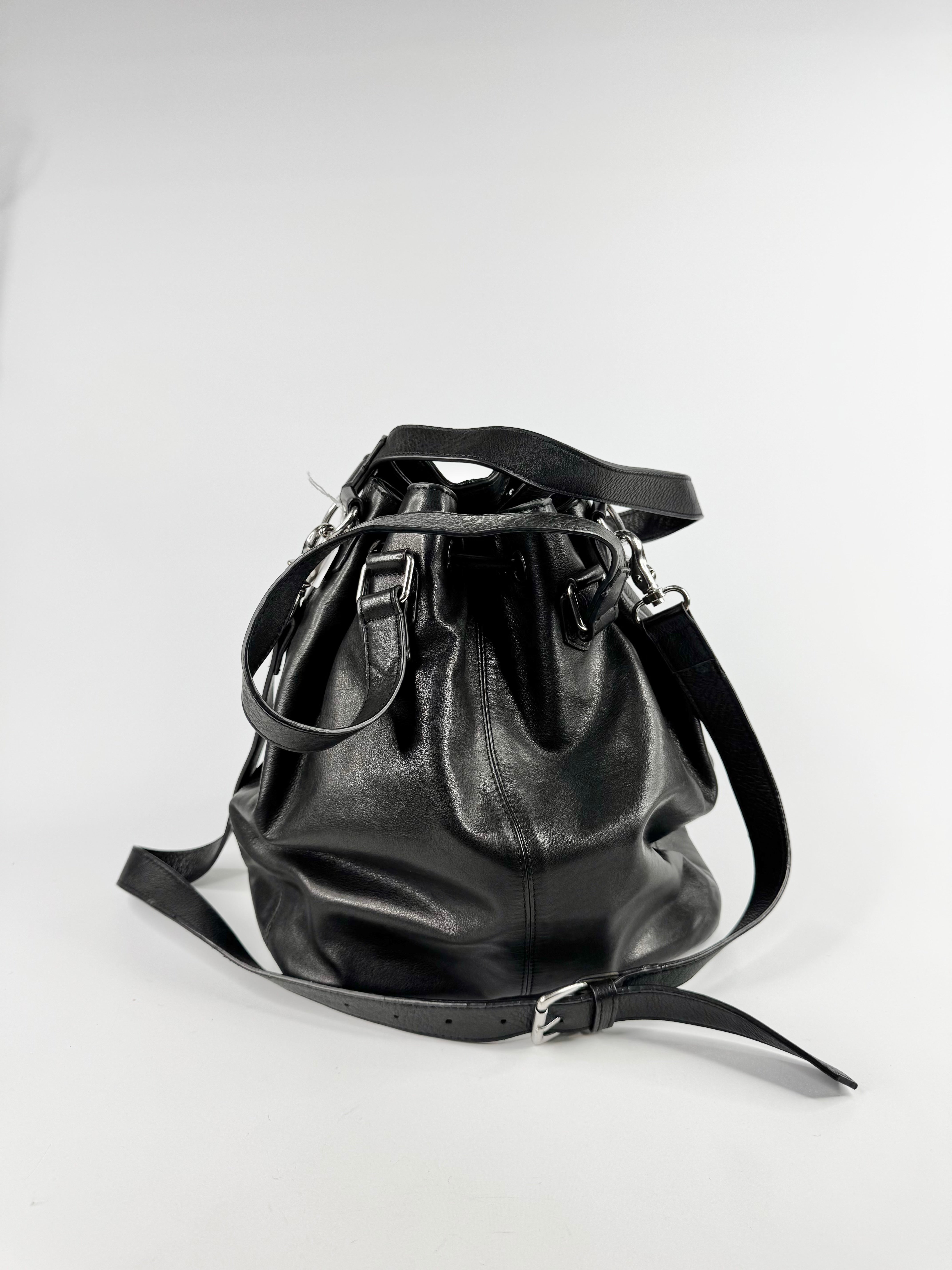 Tony Bianco Medium Black Slouch Bag