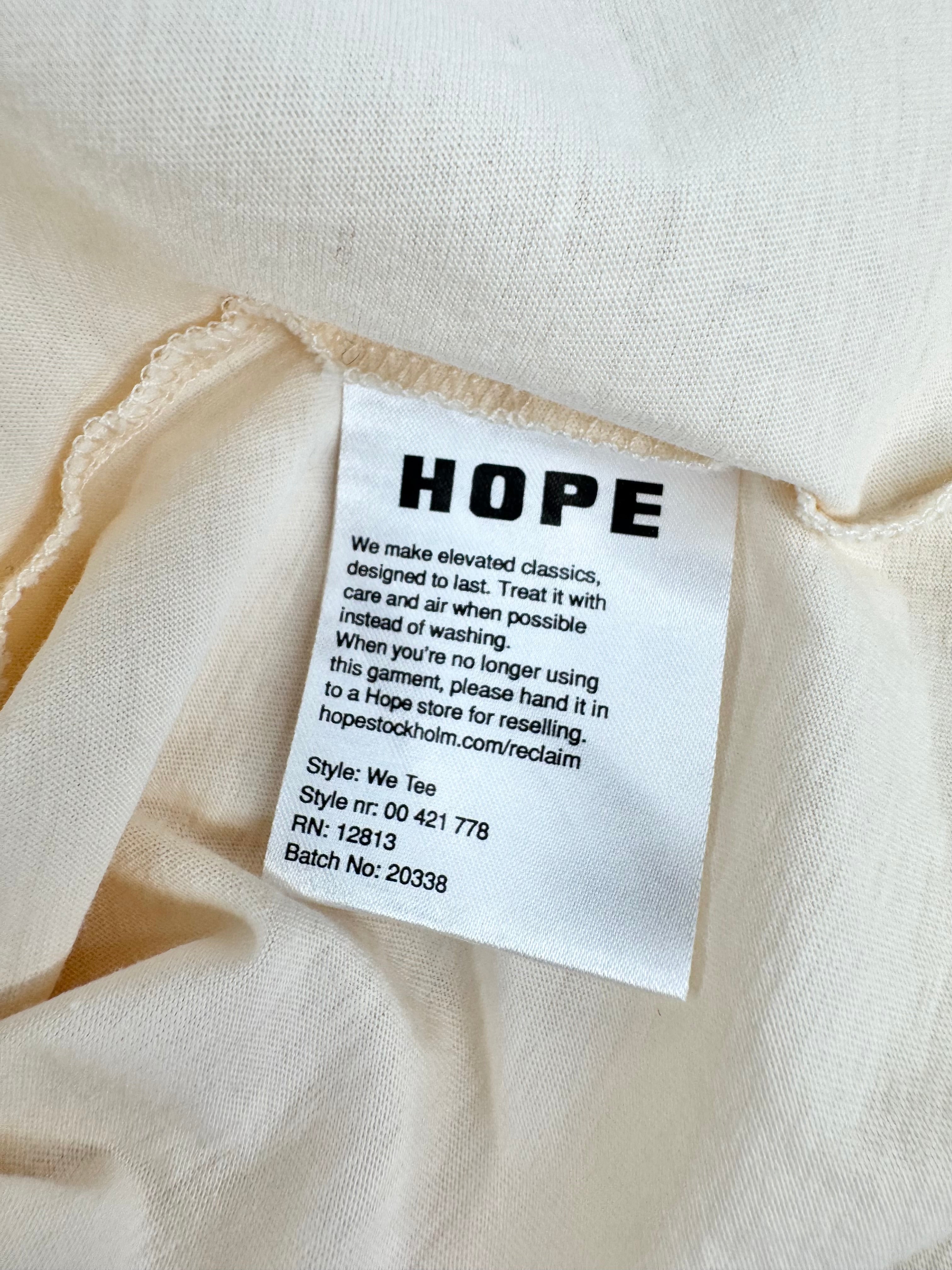 Hope 'We Tee' Soft Cotton V-Neck T-Shirt - AU8/10