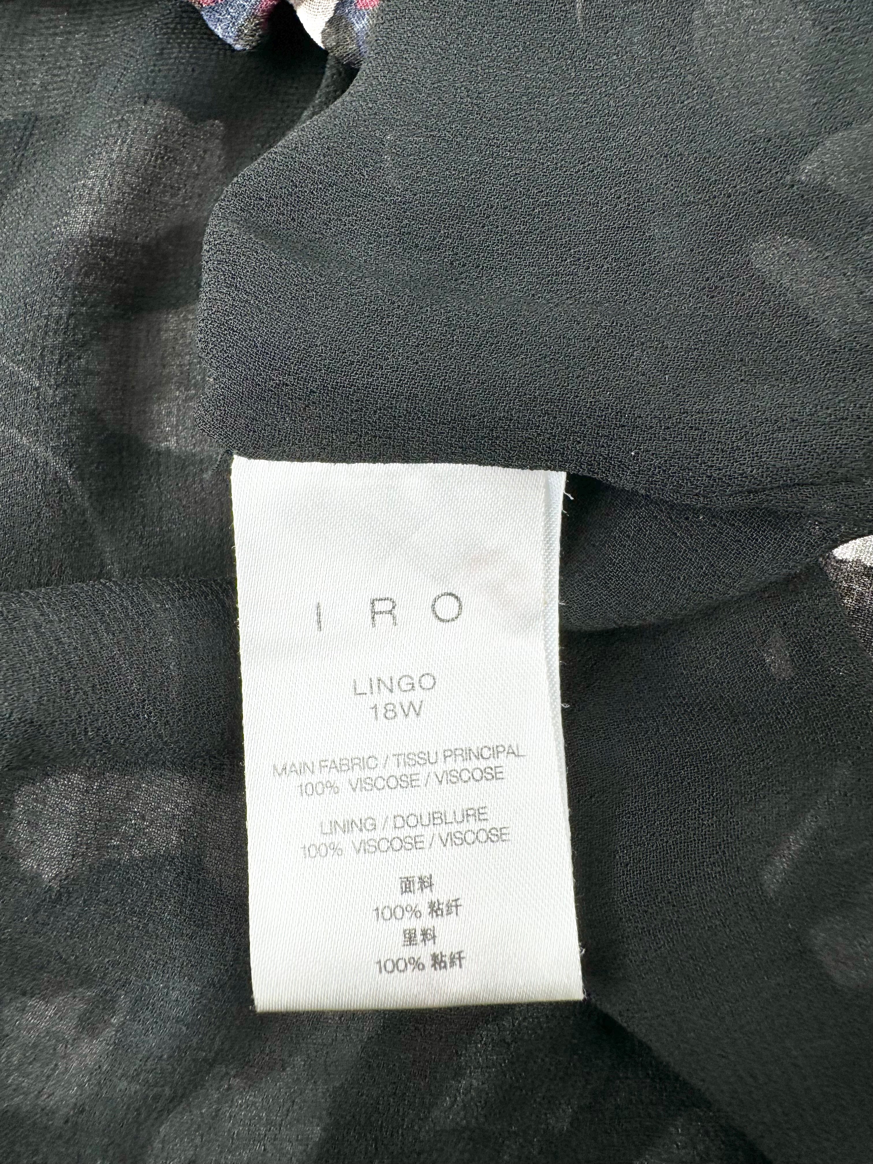 Iro Floral Wrap Mini Skirt - AU6/8