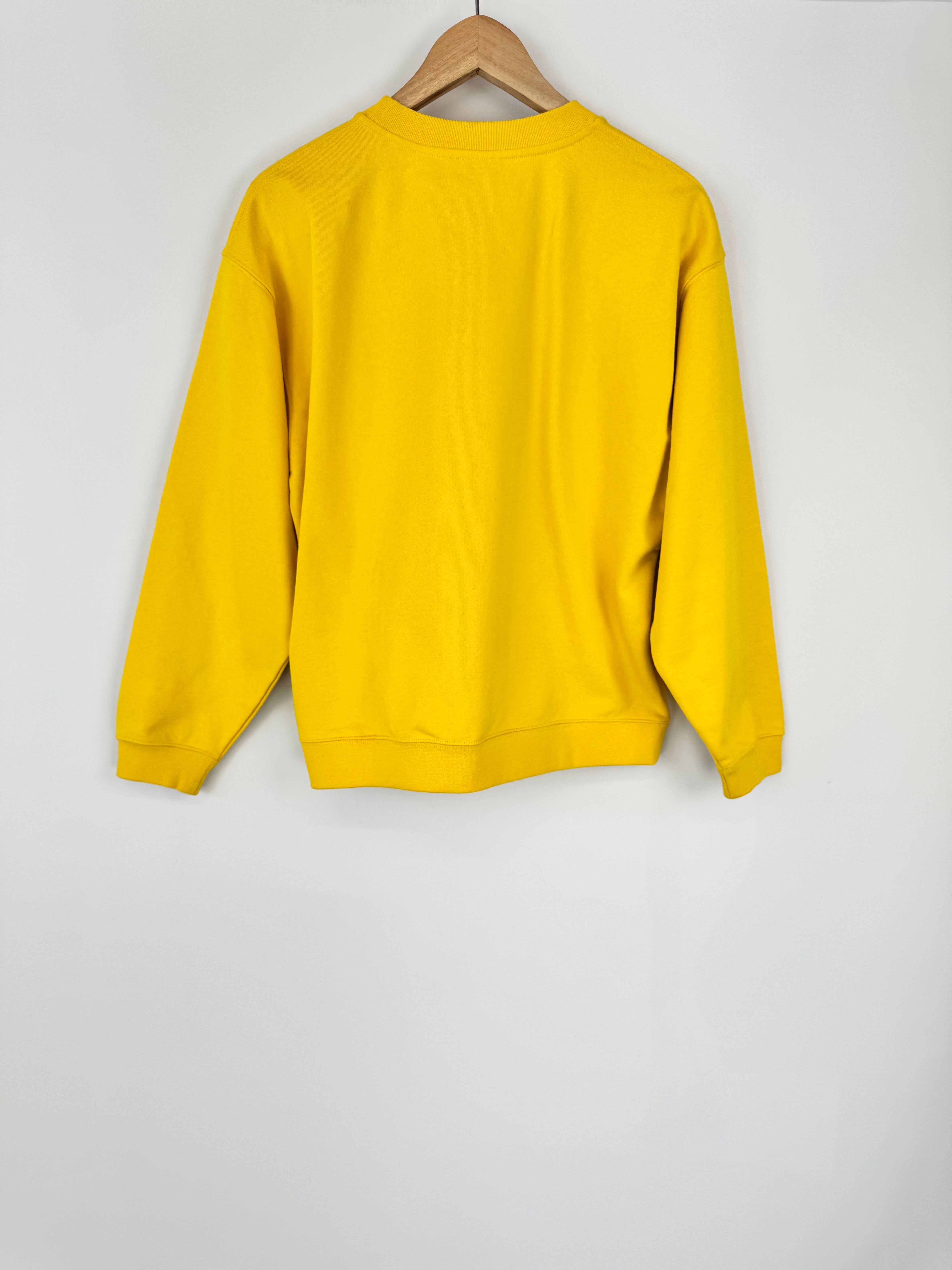 Kenzo Sunshine Yellow Logo Sweater - M