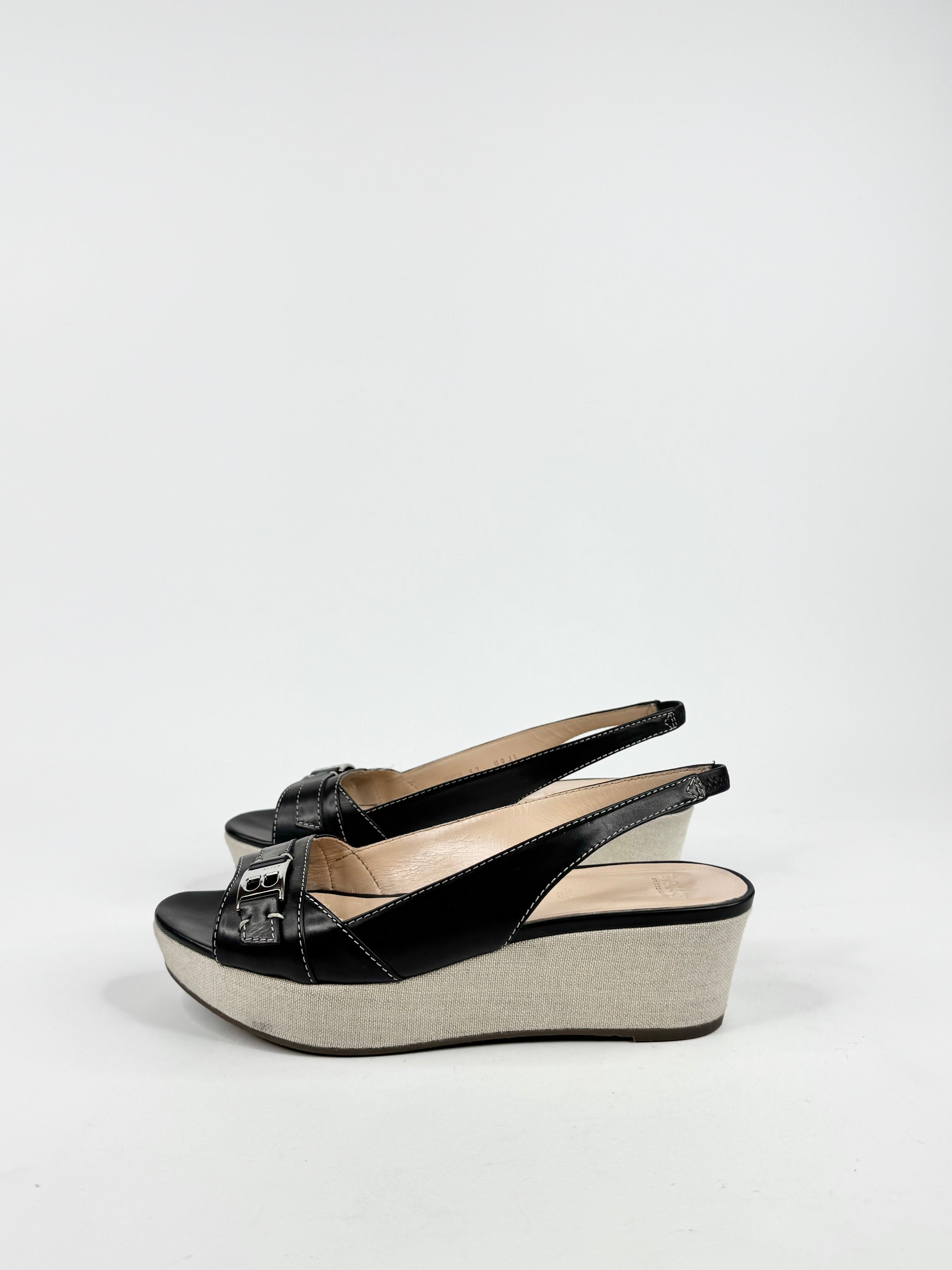Bally Black 'Loredi' Sandals - EU37