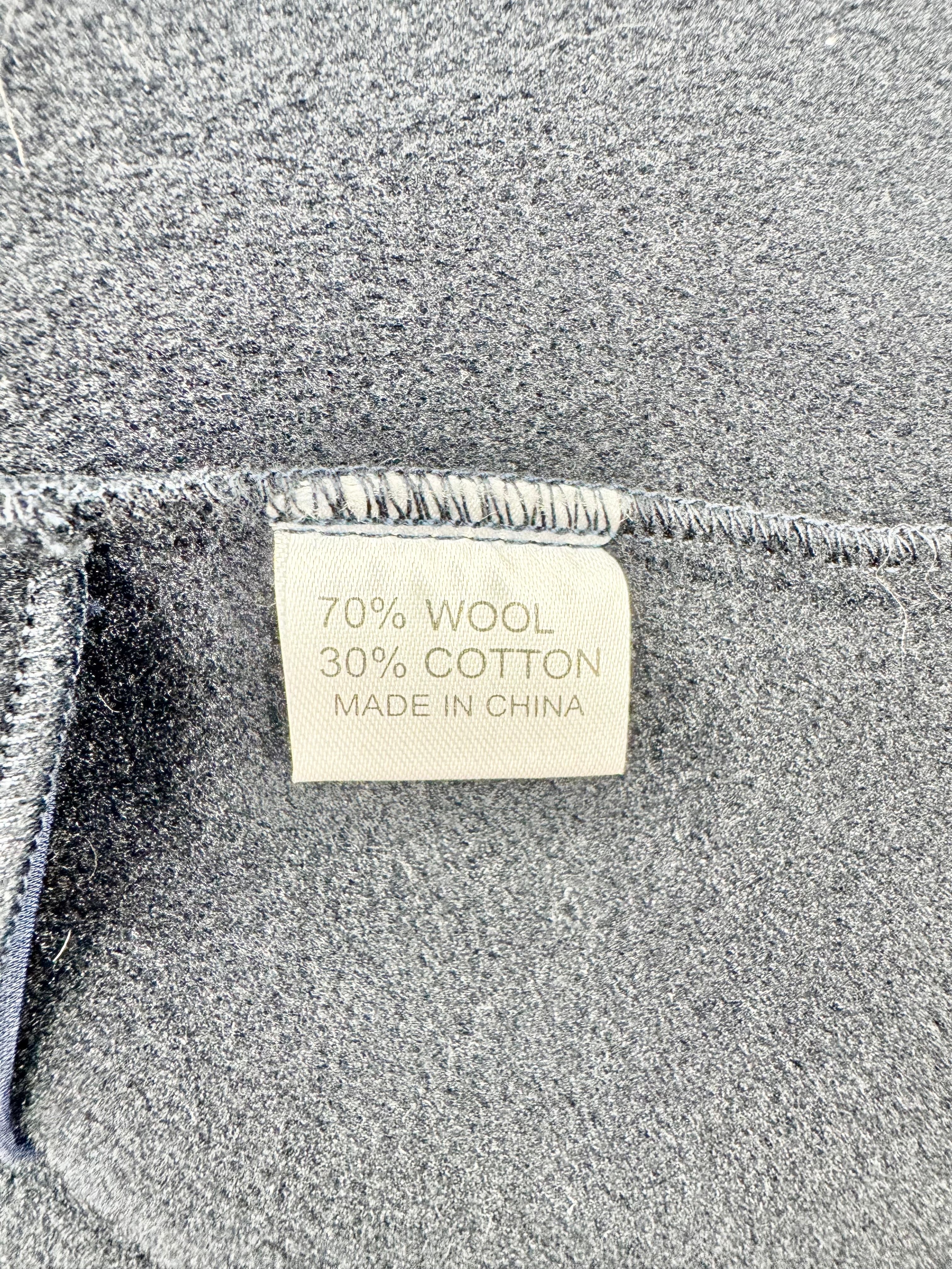 Qooel Deep Navy Wool Coat - AU14