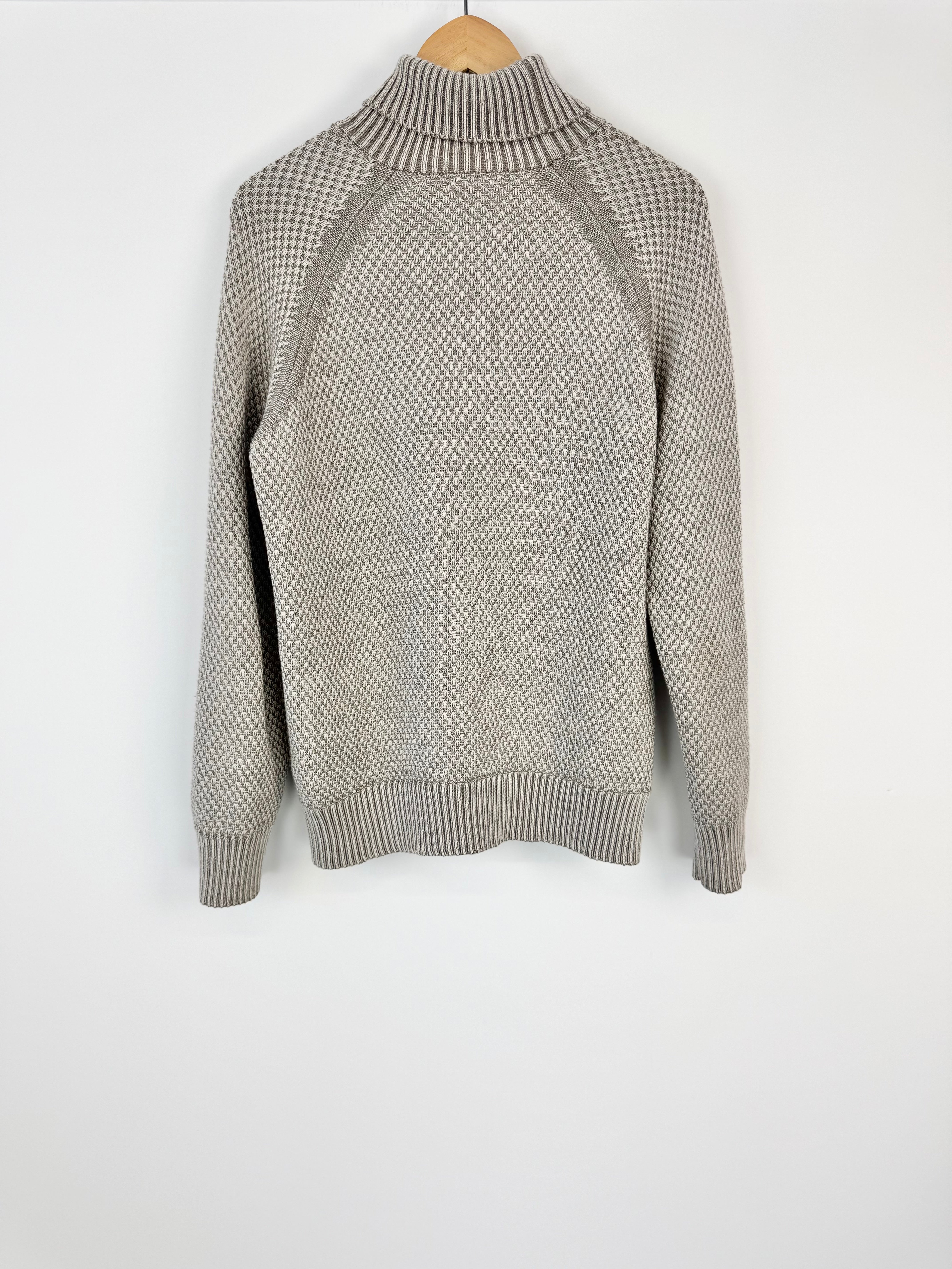 Maatsuyker Grey Merino Wool Knit Sweater - L