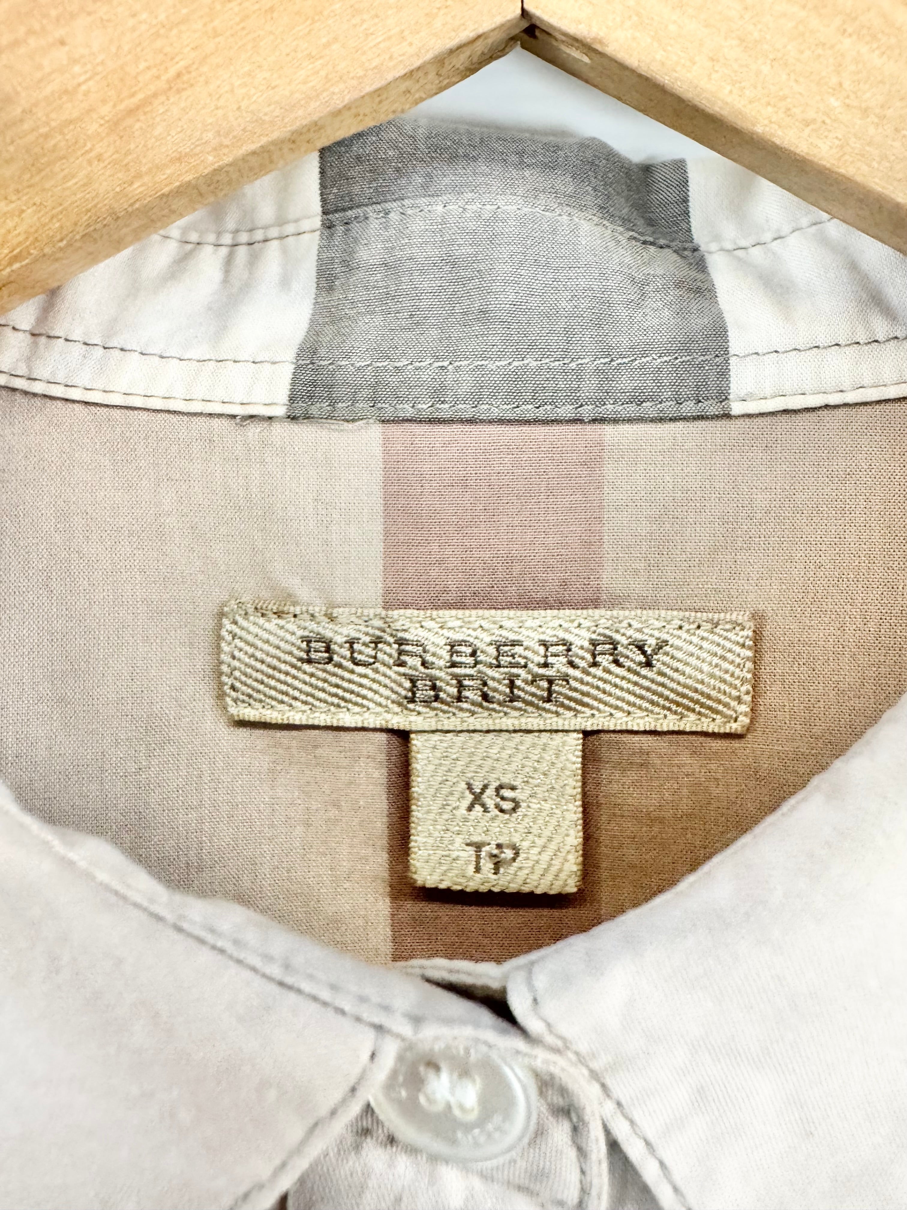 Burberry Brit Beige Nova Check Shirt - AU6/8