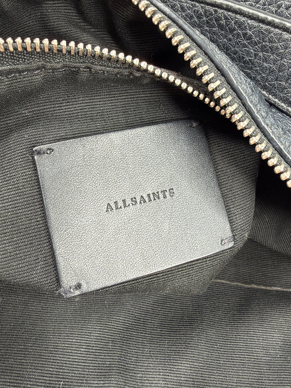 All Saints Black 'Kita' Convertible Leather Backpack