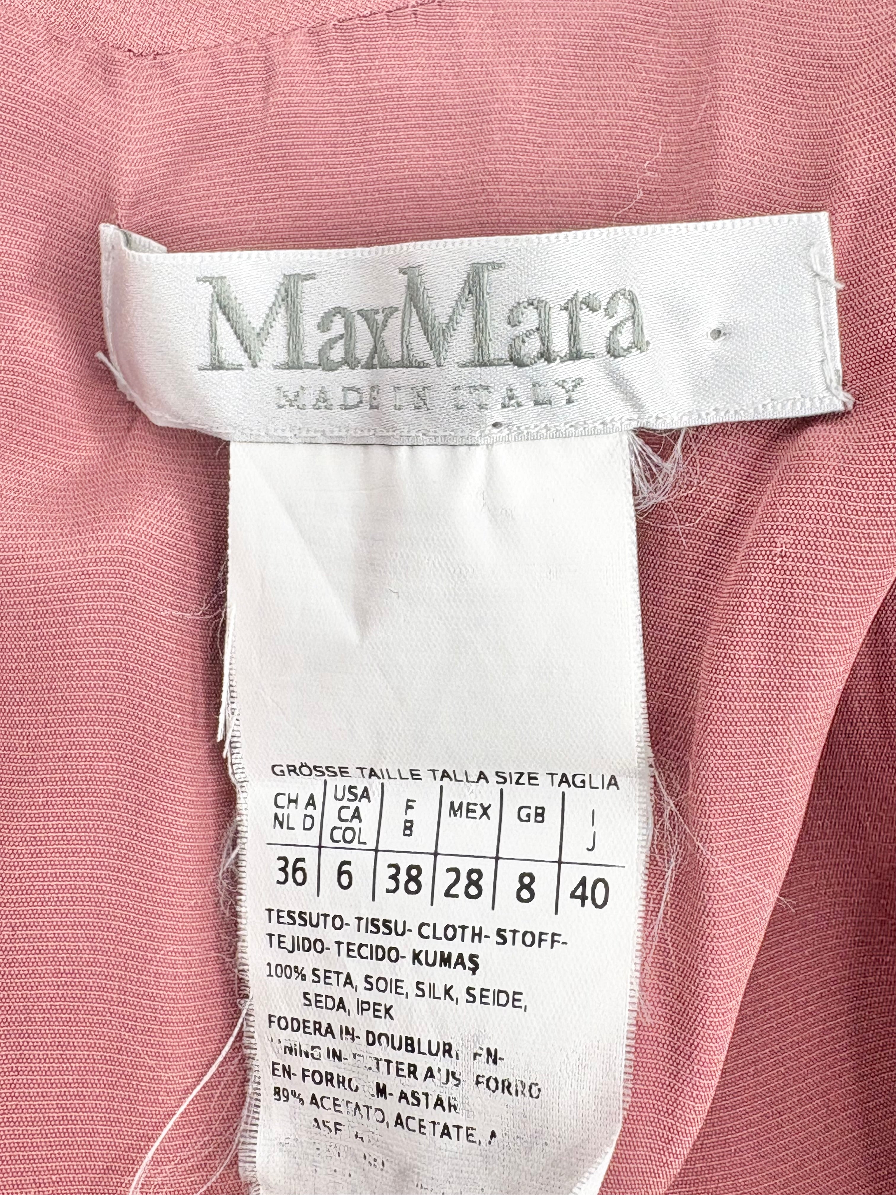 Max Mara Musk Long Sleeve Midi Dress - AU8