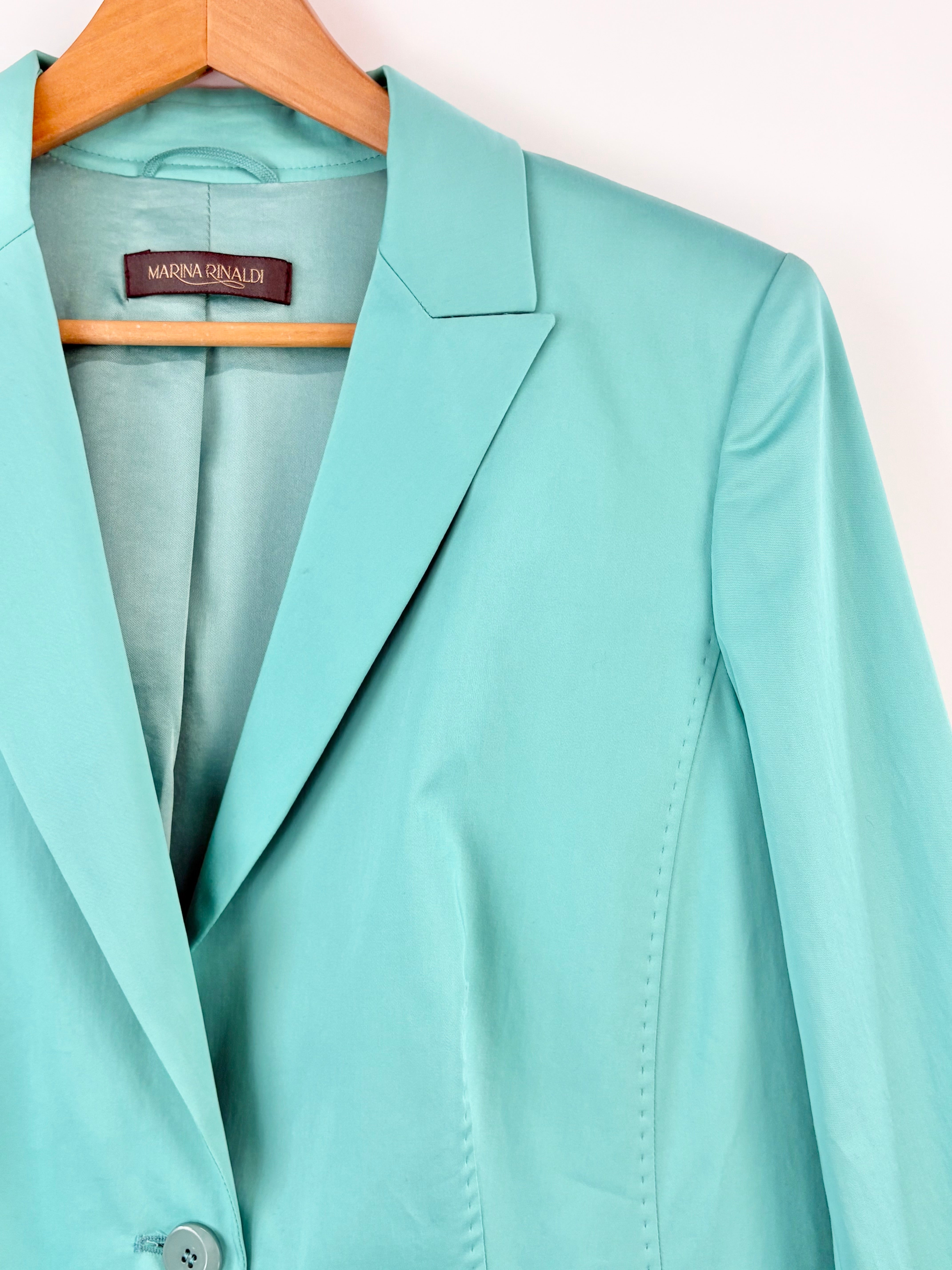 Marina Rinaldi Aqua 'Giacca' Blazer - AU16