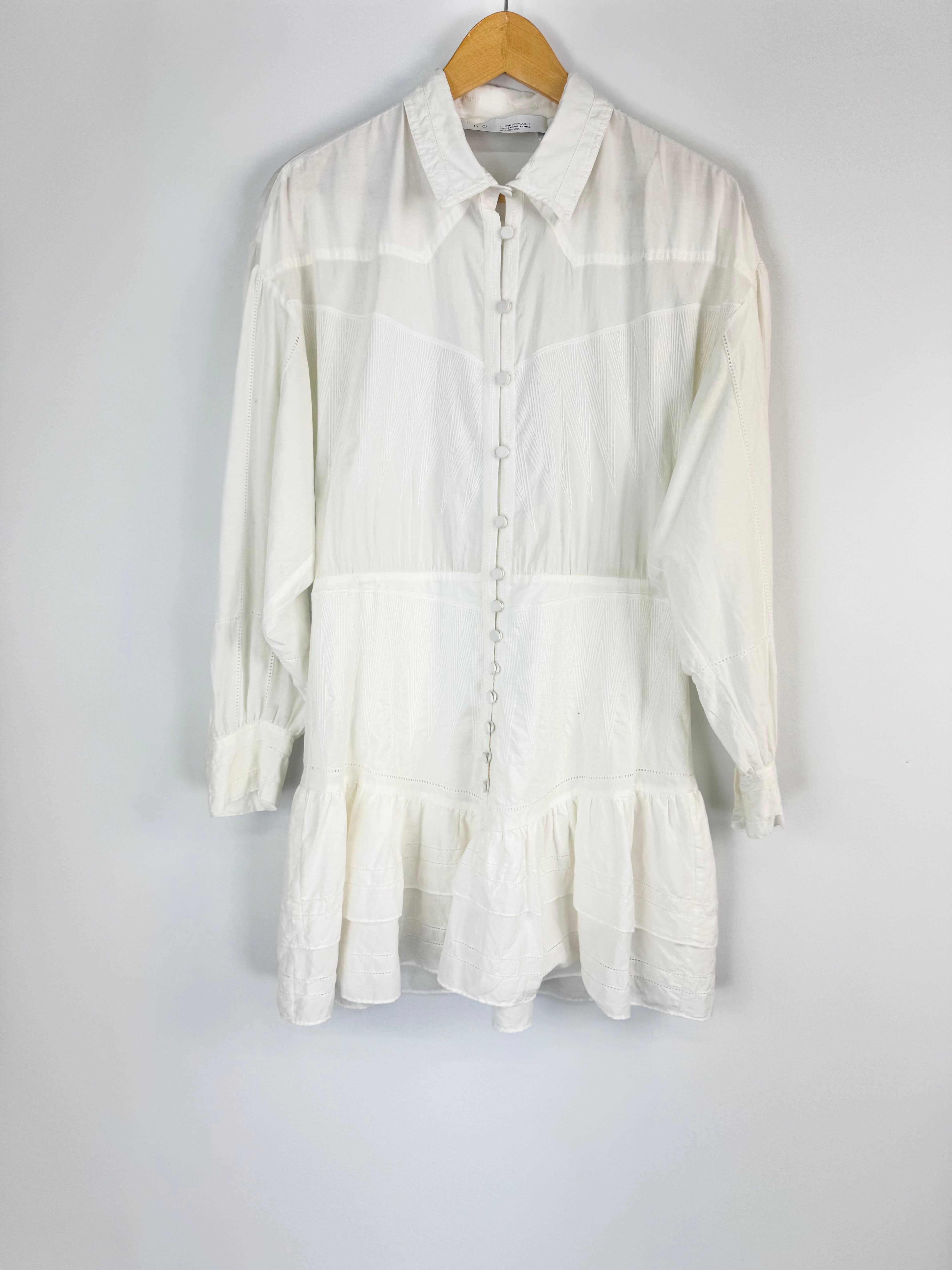 Iro White 'Josey' Shirt Dress - AU10