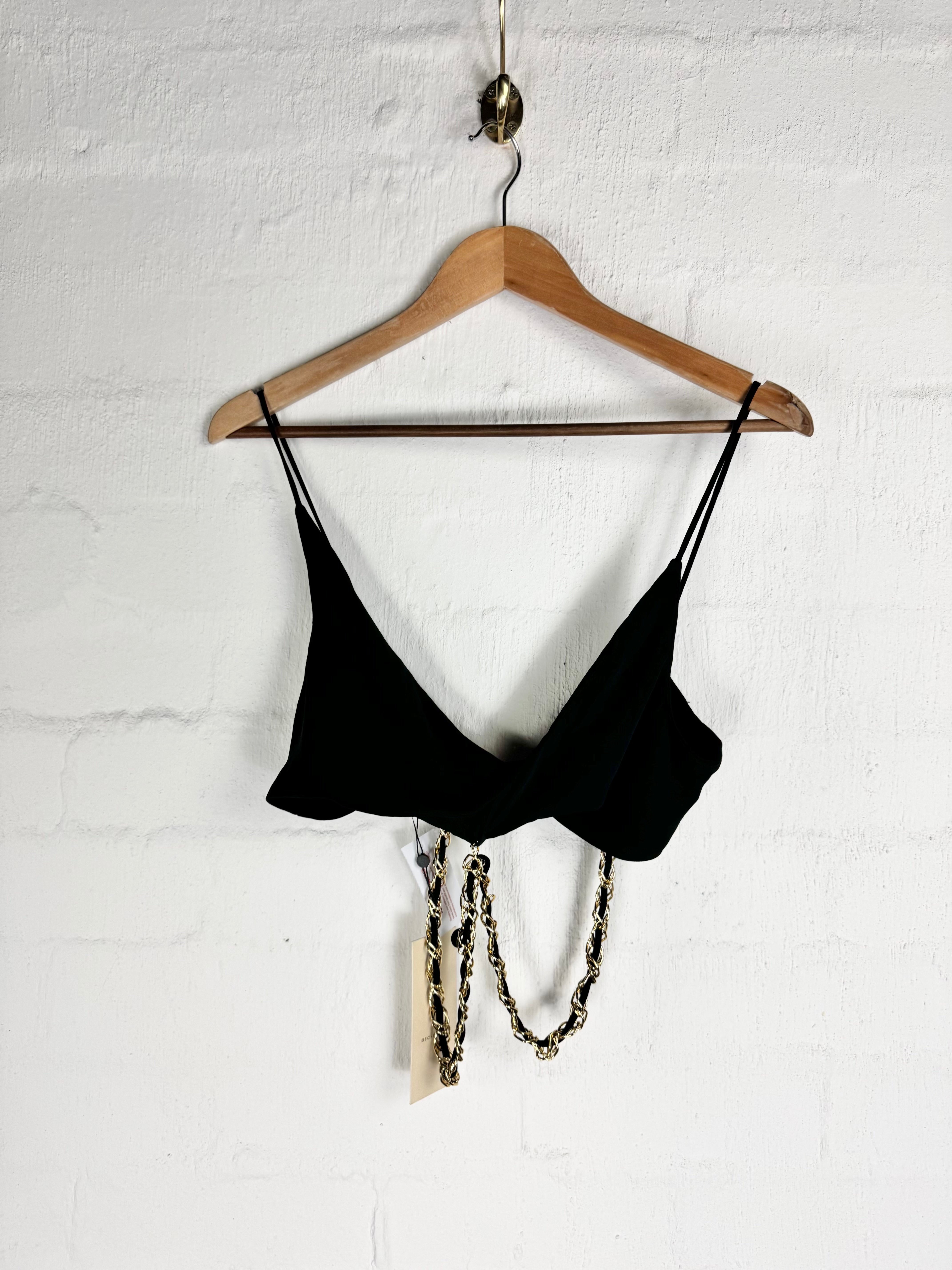 Bec + Bridge Black 'Modern Romance' Top NWT - AU12