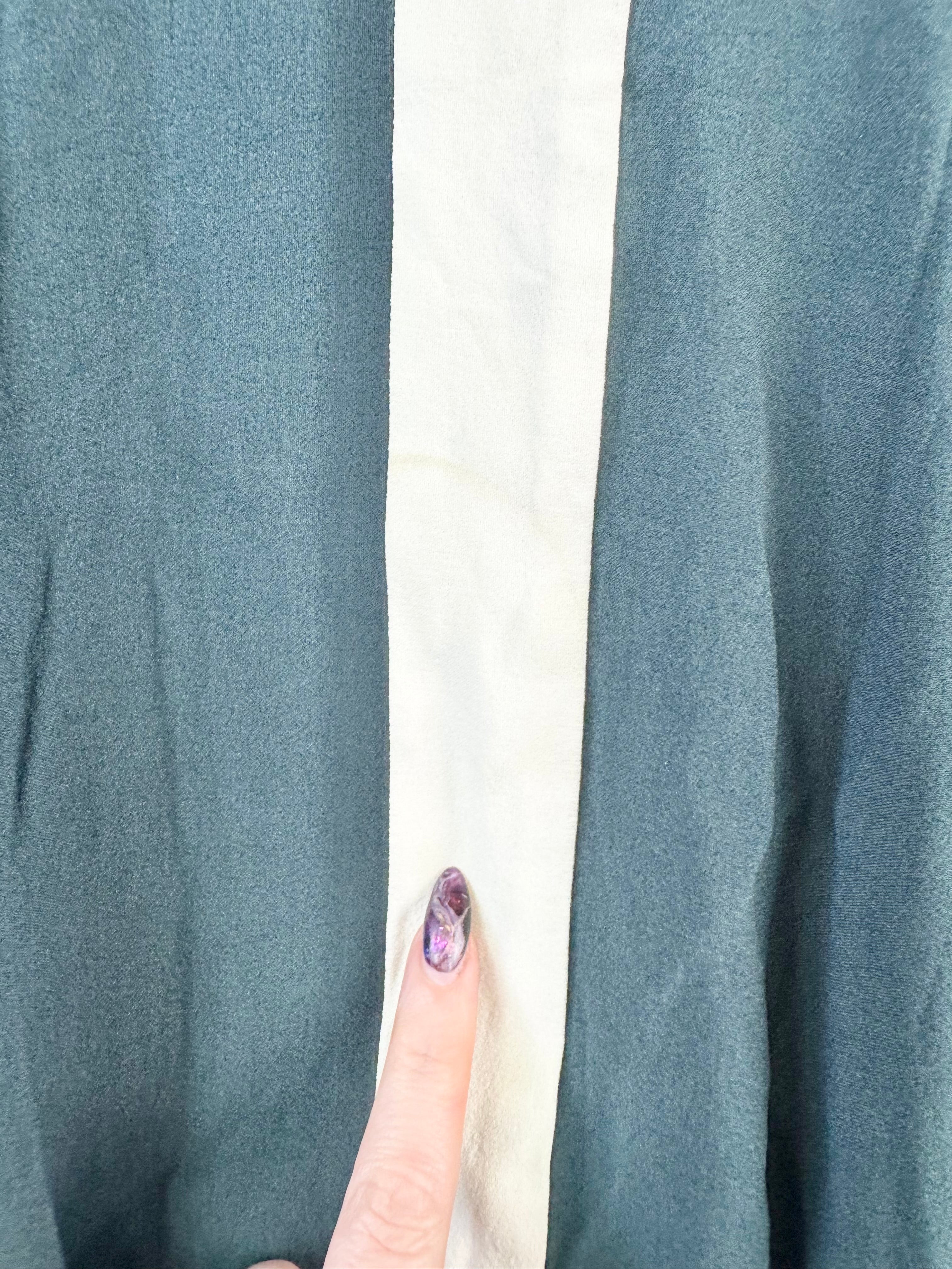 Josh Goot Dark Green & Cream Over the Knee Tunic - AU6