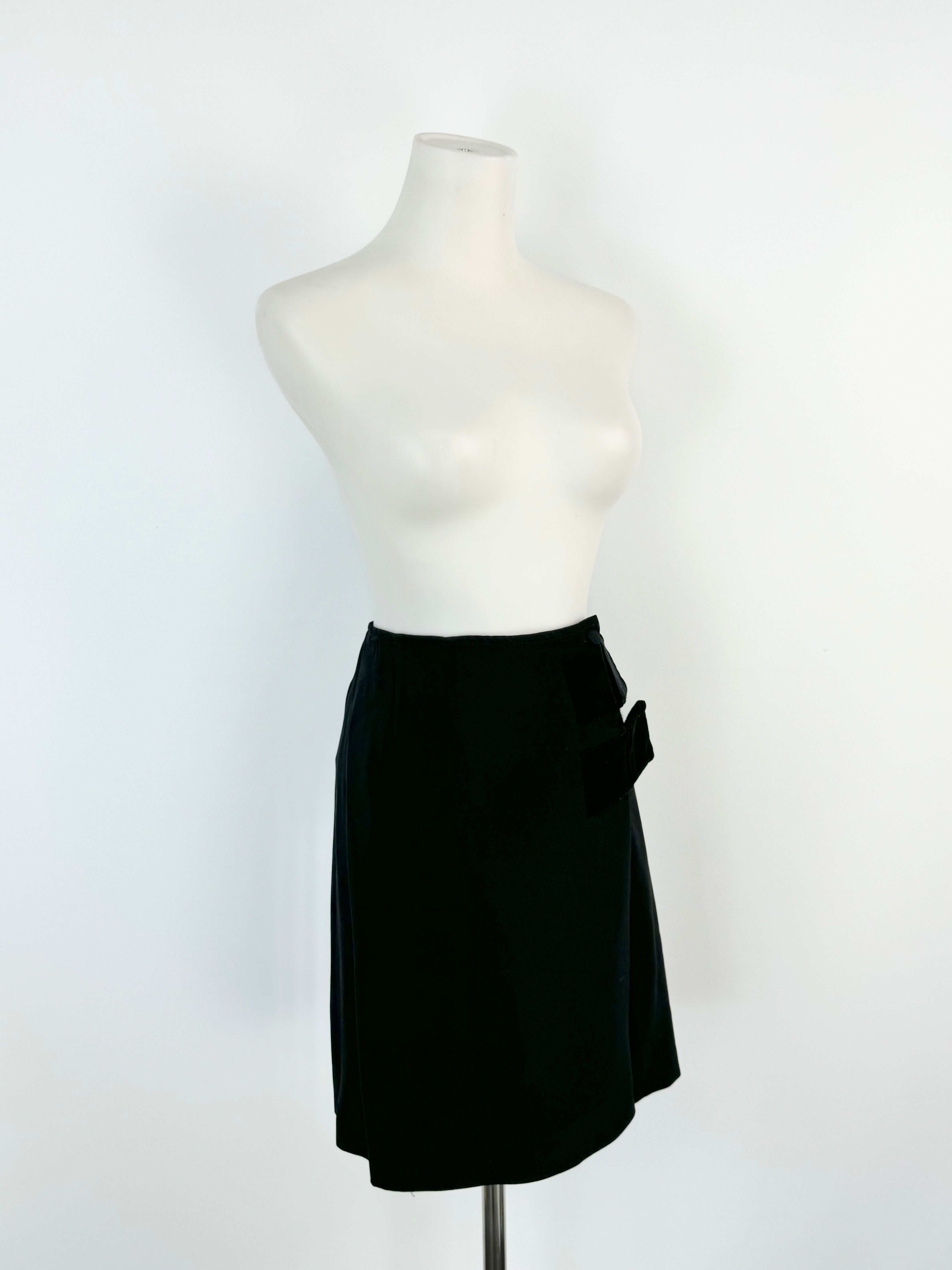 Moschino Cheap & Chic Black Mini Skirt - AU12