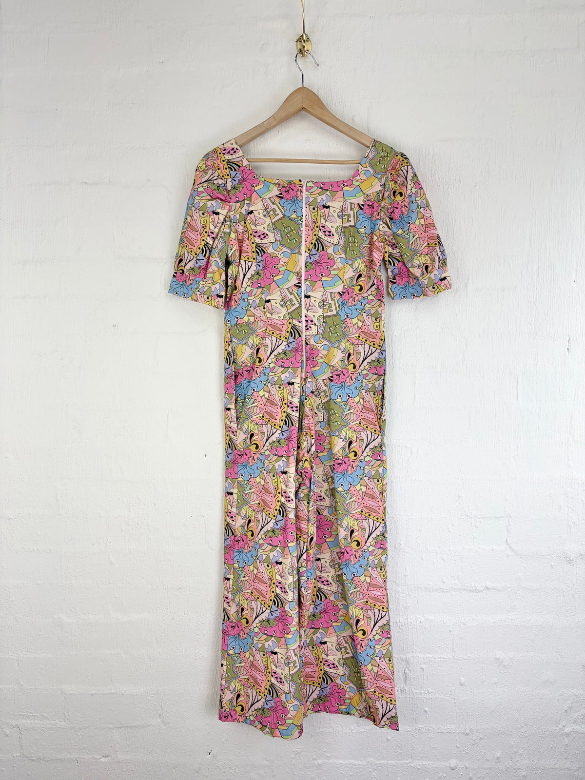 Hand Made Pucci-esque Patterned Pastel Jumpsuit - AU10