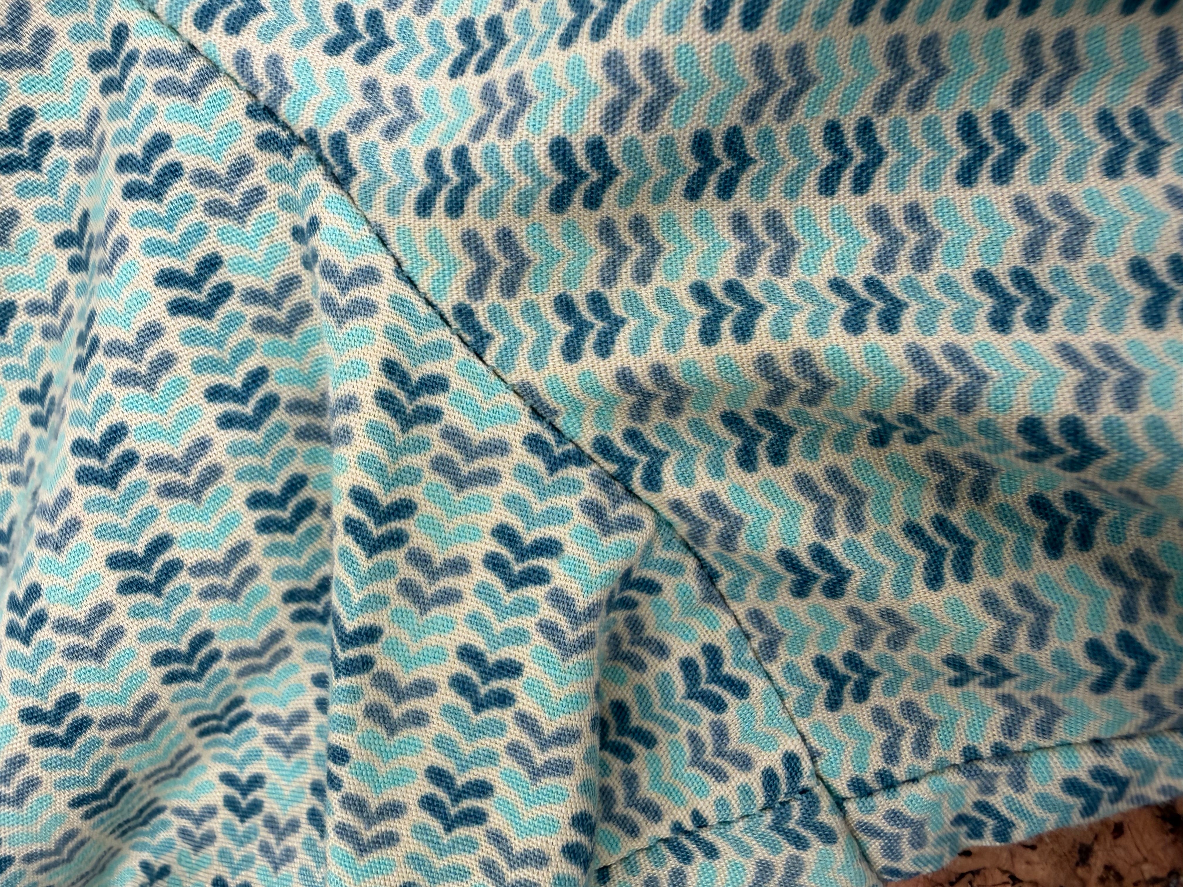 Sylvester Sage Green Patterned Blusson Prairie Dress - AU8/10