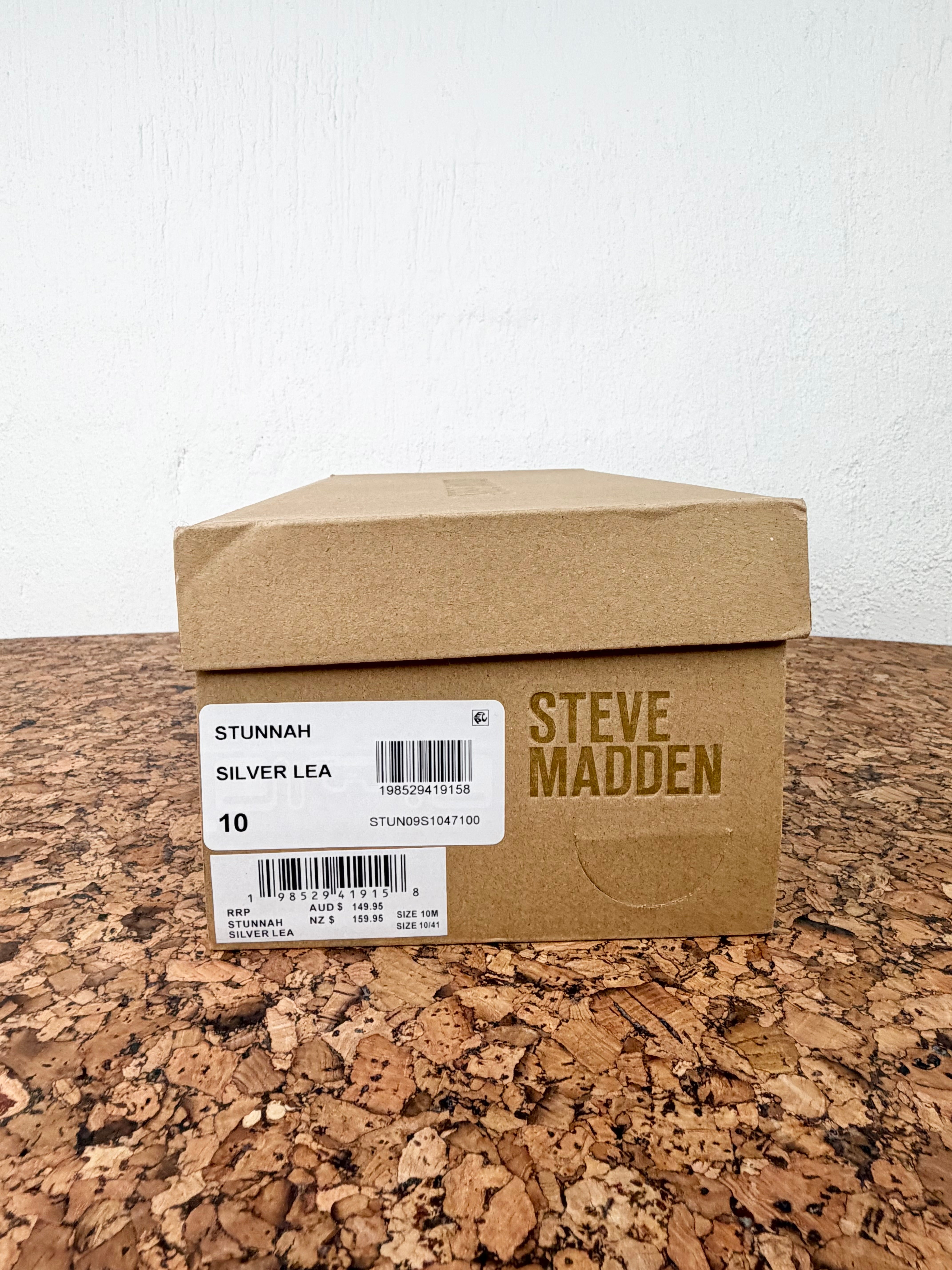 Steve Madden 'Stunnah Silver Lea' Ballet Flats - EU41
