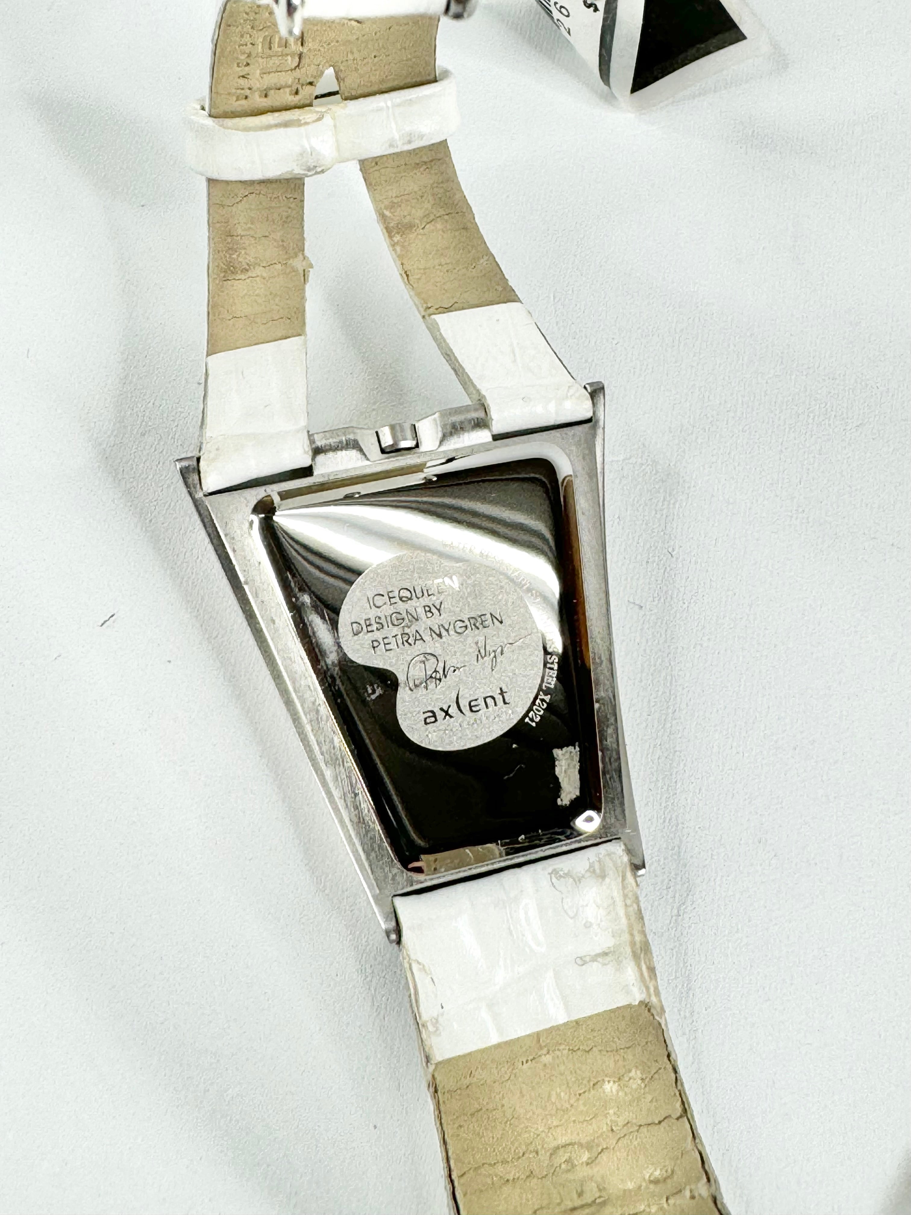 Axcent of Scandinavia White & Silver 'Ice Queen' Watch