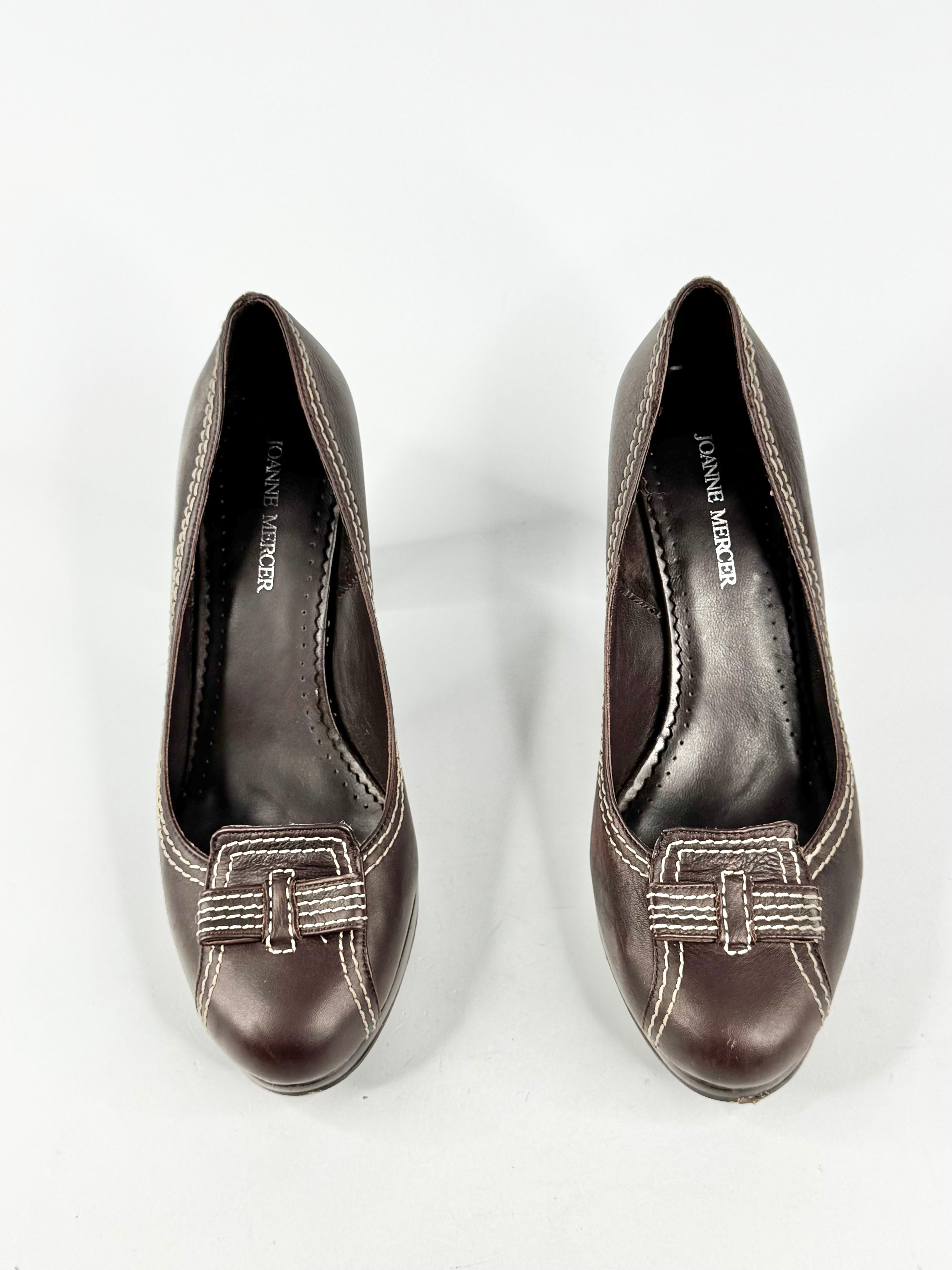 Jo Mercer Coffee Bean Pumps - EU40