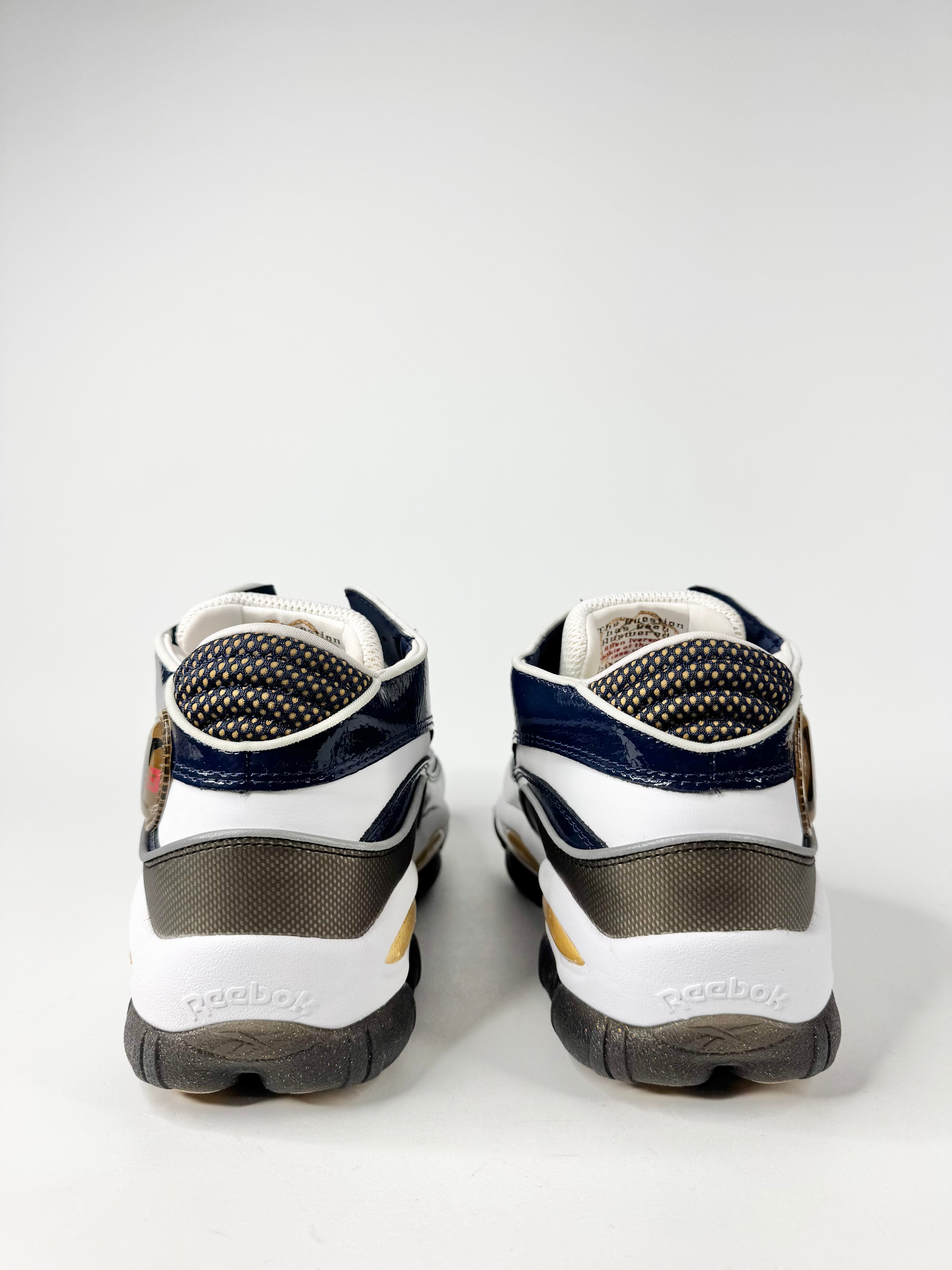 Reebok Navy Blue 'Allen Iverson Tribute' Sneakers - EU43