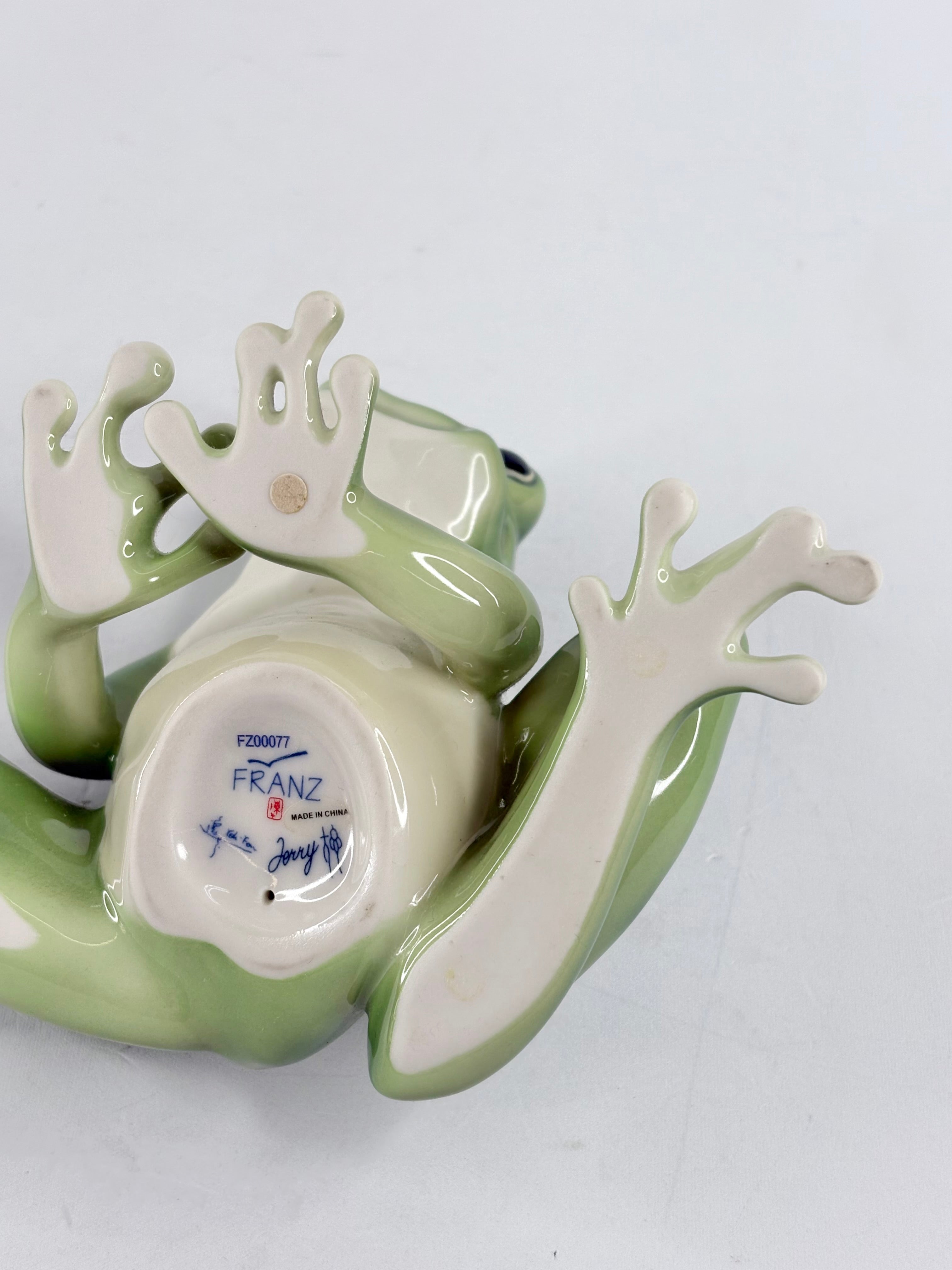 Franz Amphibia Collection 12" Outstretched Frog Figurine