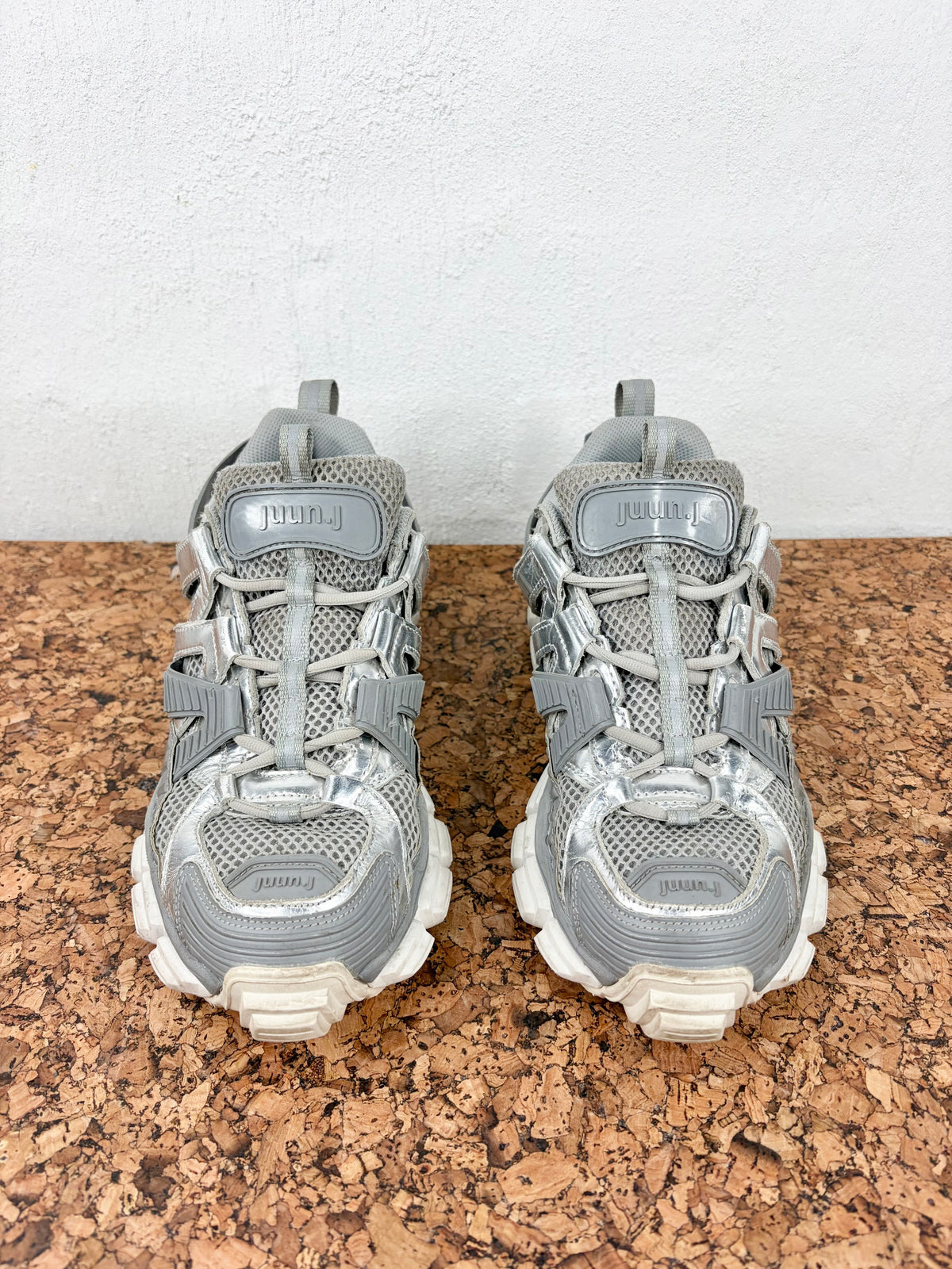 Juun. J 2019 Silver Strap Technical Sneakers - EU41