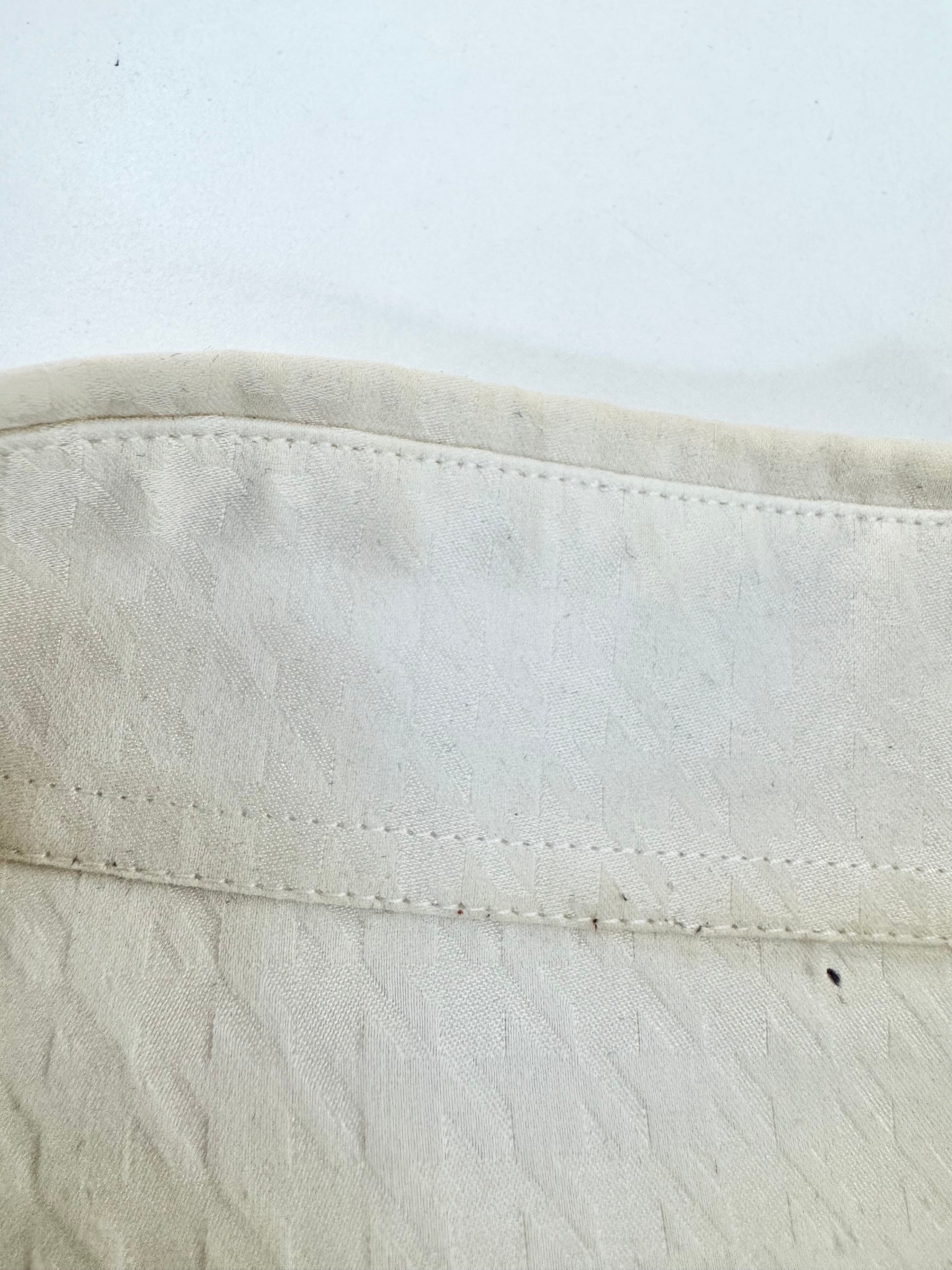 Etro Milano Cream Houndstooth Pattern Shirt - M