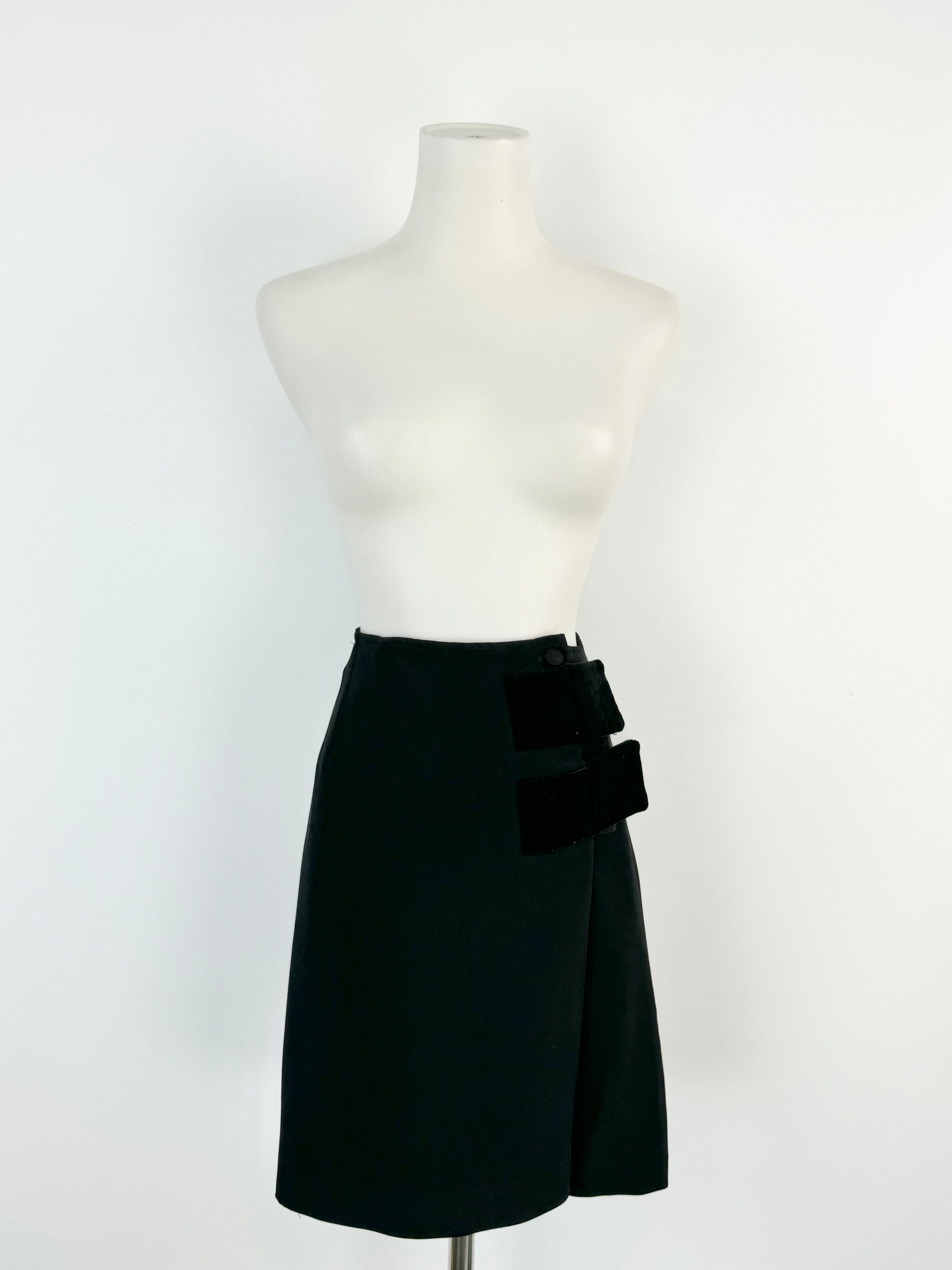 Moschino Cheap & Chic Black Mini Skirt - AU12