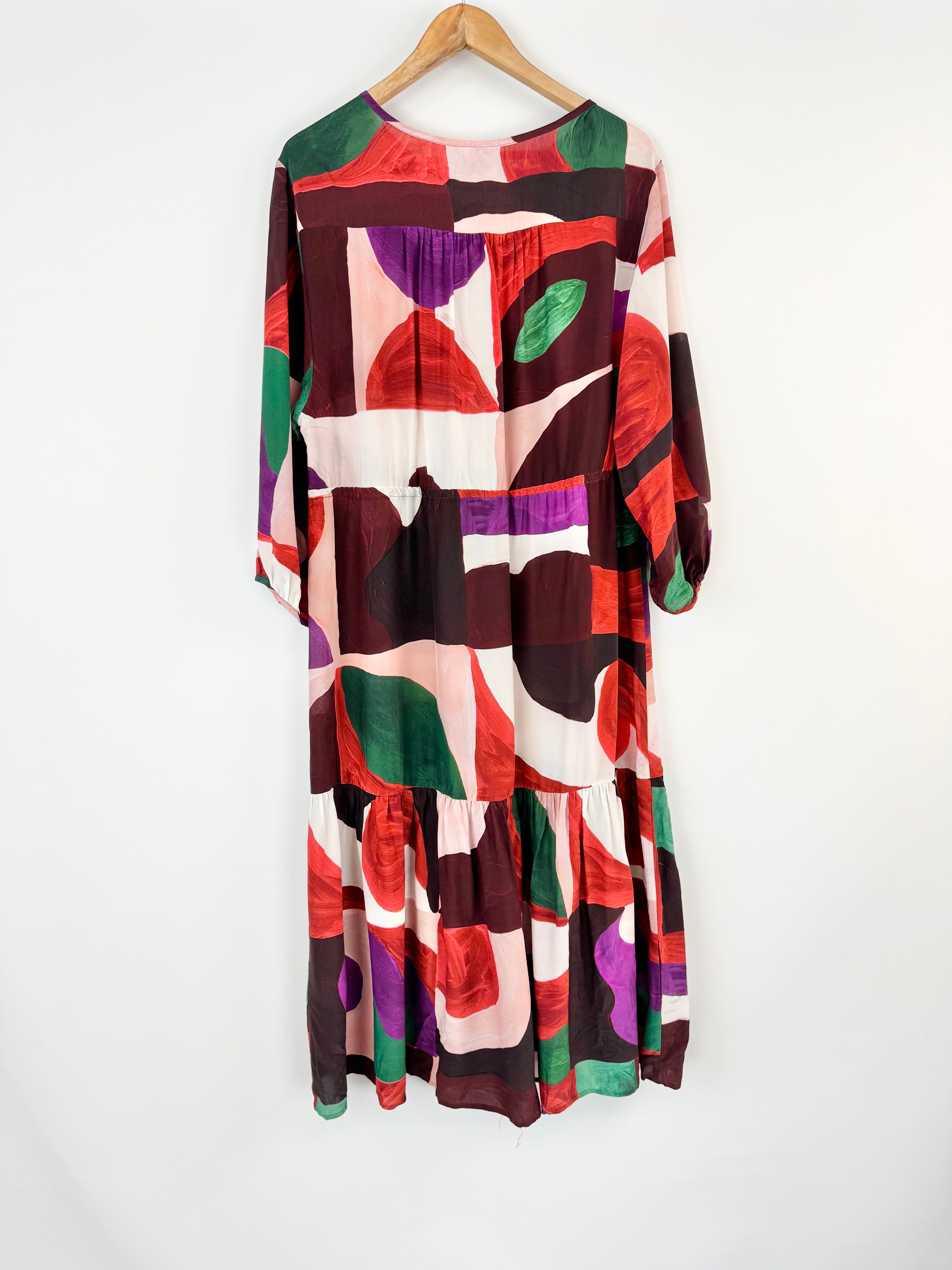 Gorman Multicolour 'Painted Blocks' Long Dress NWT - AU16
