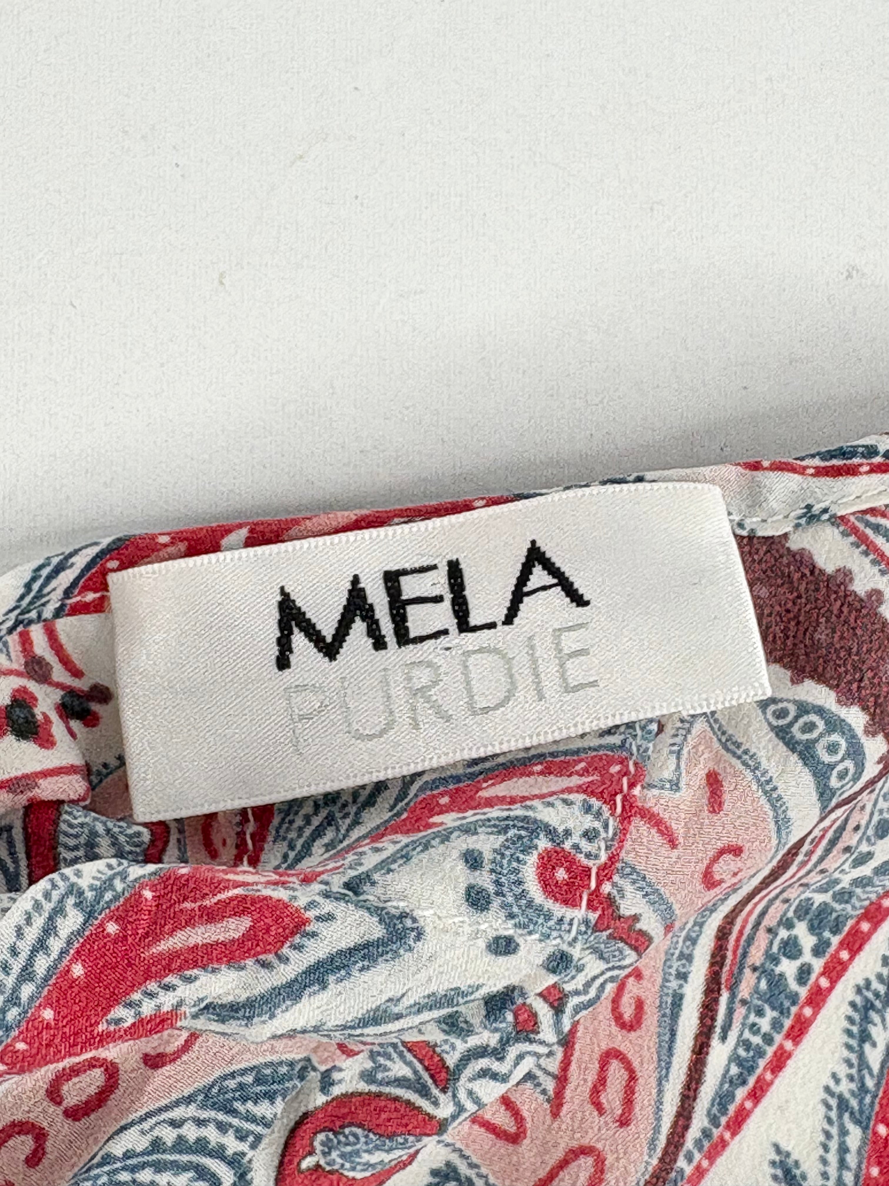 Mela Purdie Paisley-Print Silk Shift Dress - AU14