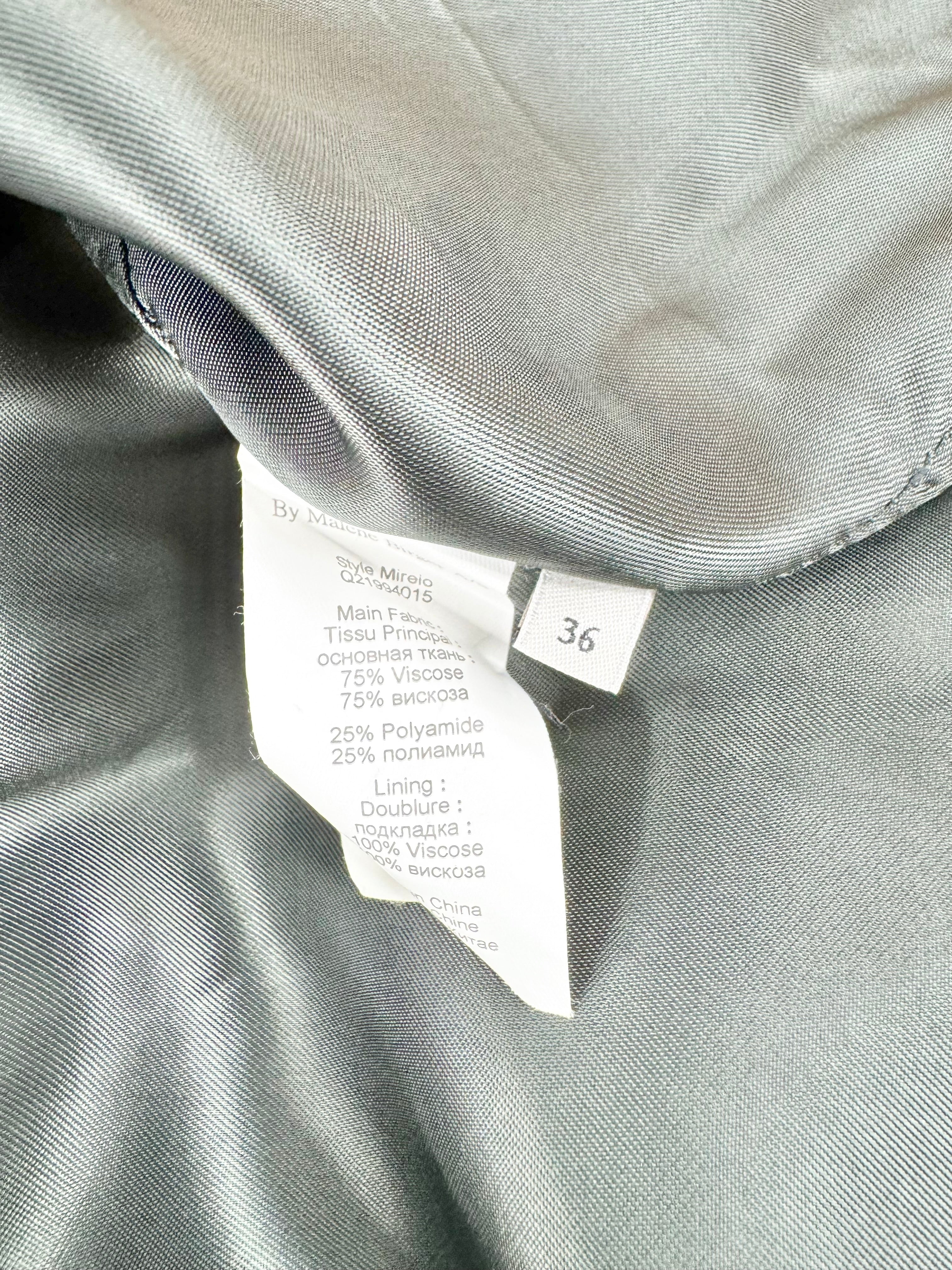By Malene Birger 'Mireio' Black & Emerald Green Dress - AU8