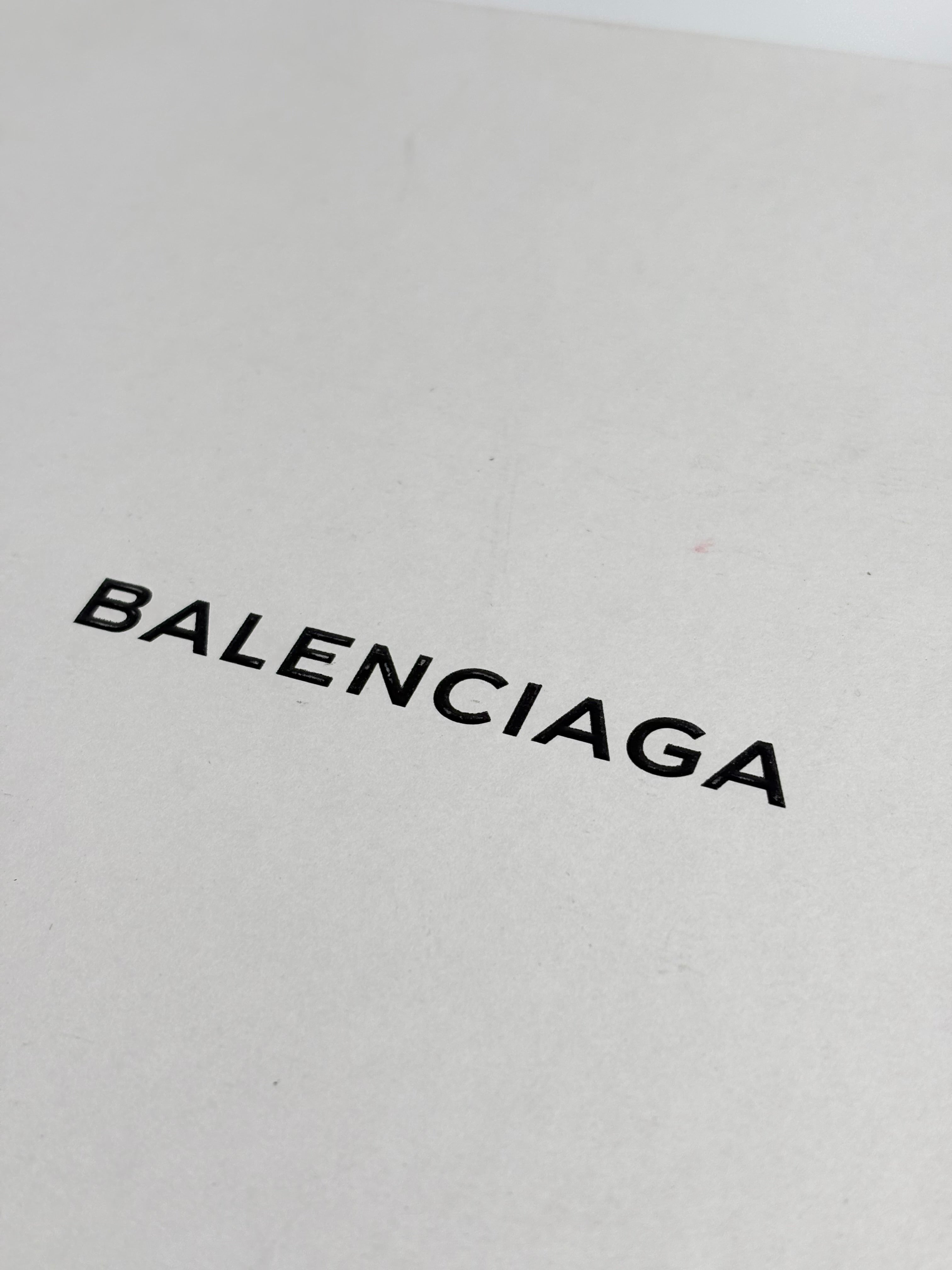 Balenciaga Black Leather 'Arena' Sandals - EU40.5