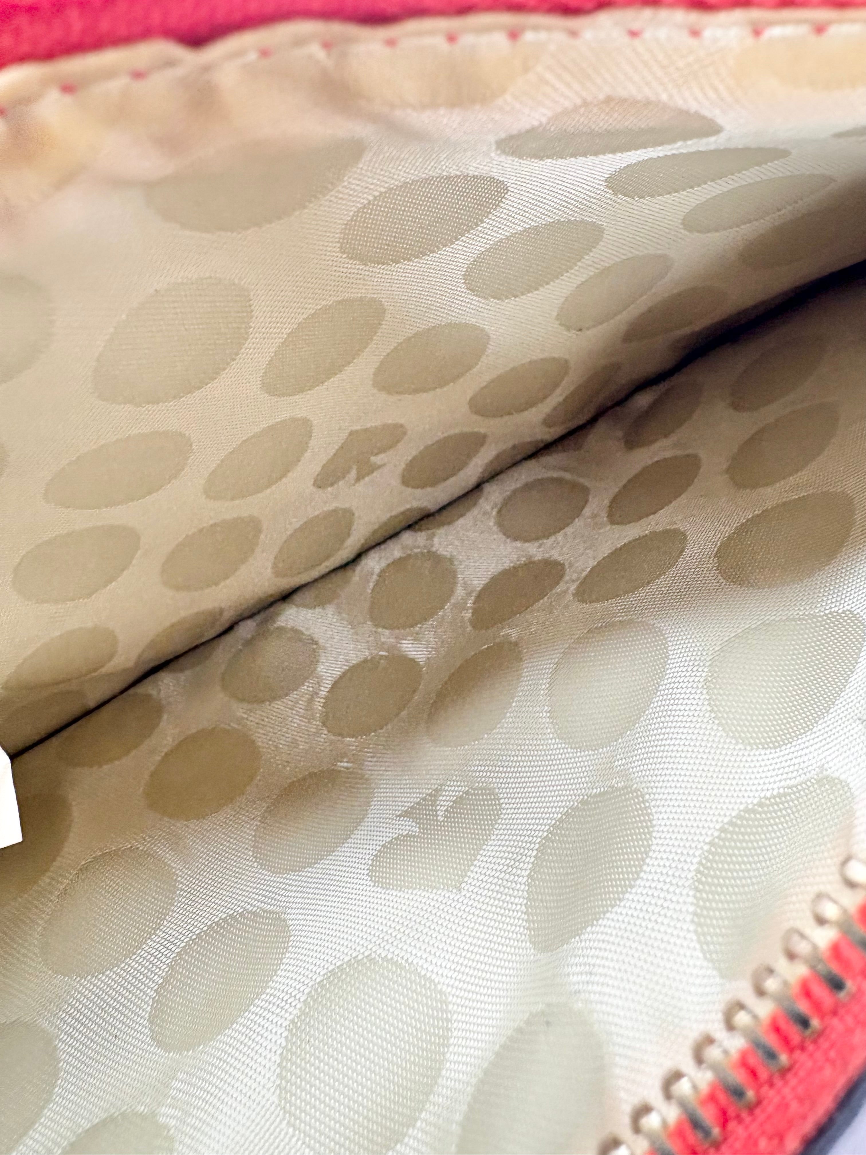 Kate Spade Coral Leather Wristlet Pouch