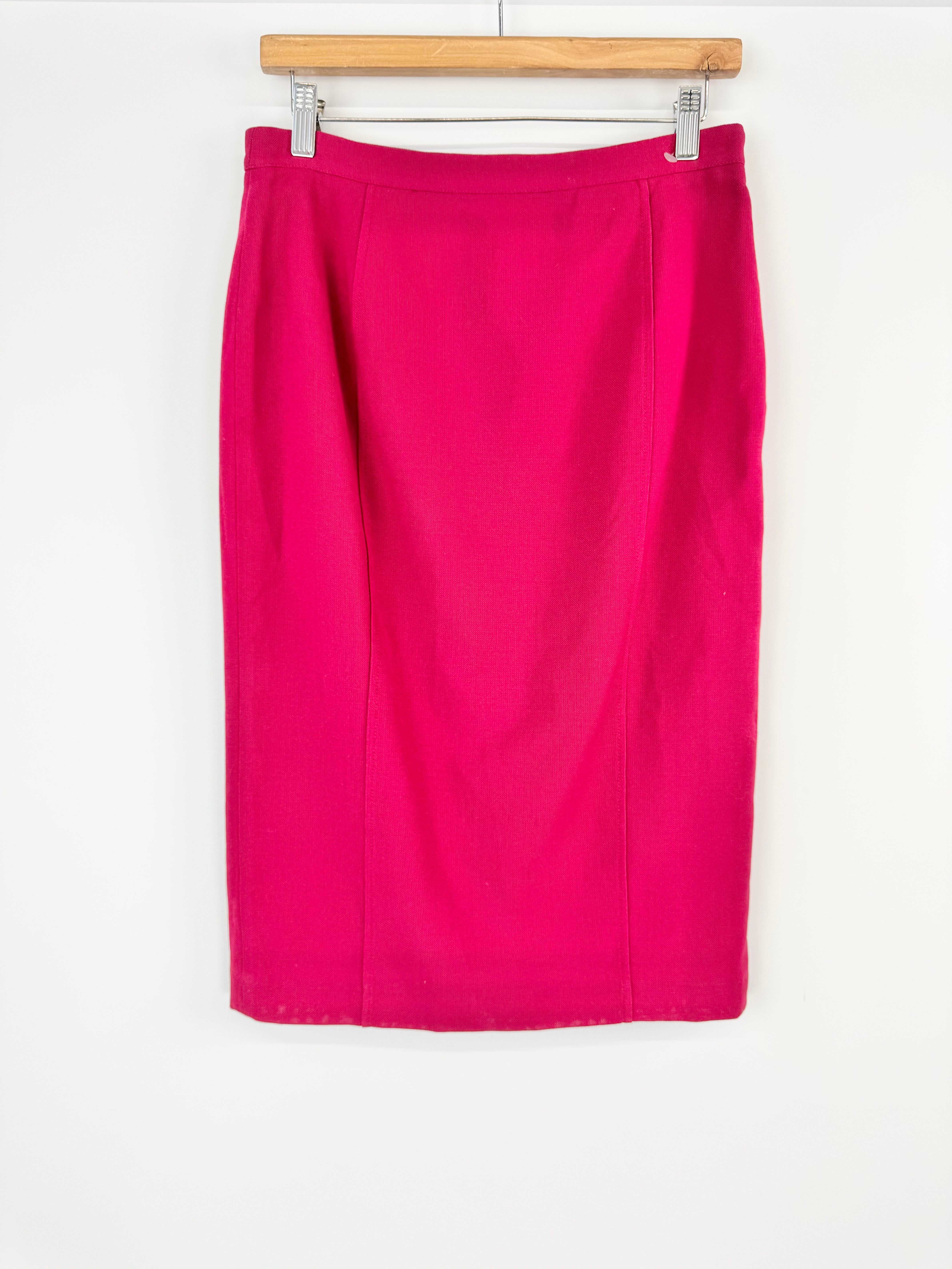 Bimba & Lola Magenta Hot Pink Pencil Skirt - AU8