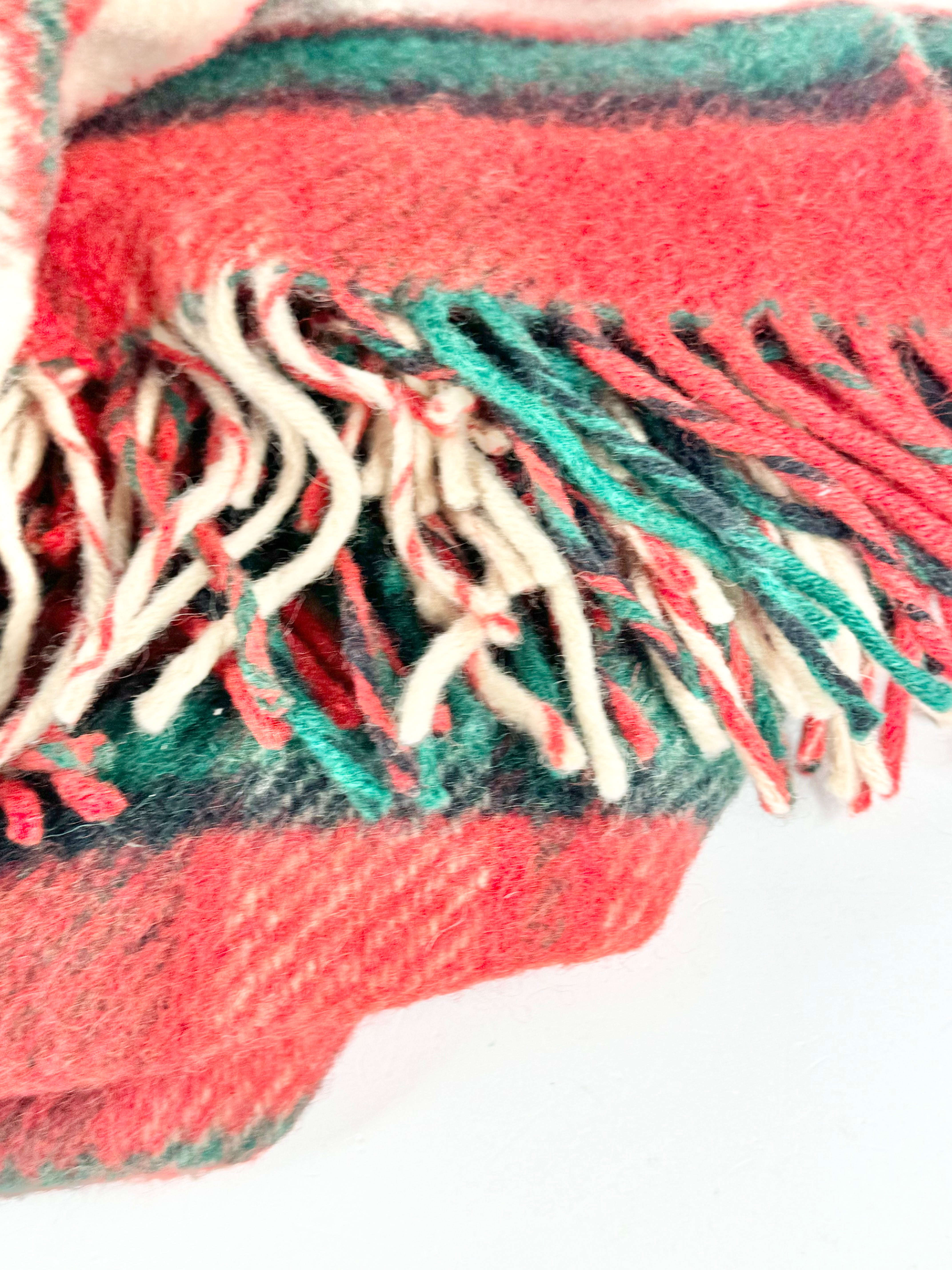 Tartan Wool Blend Blanket