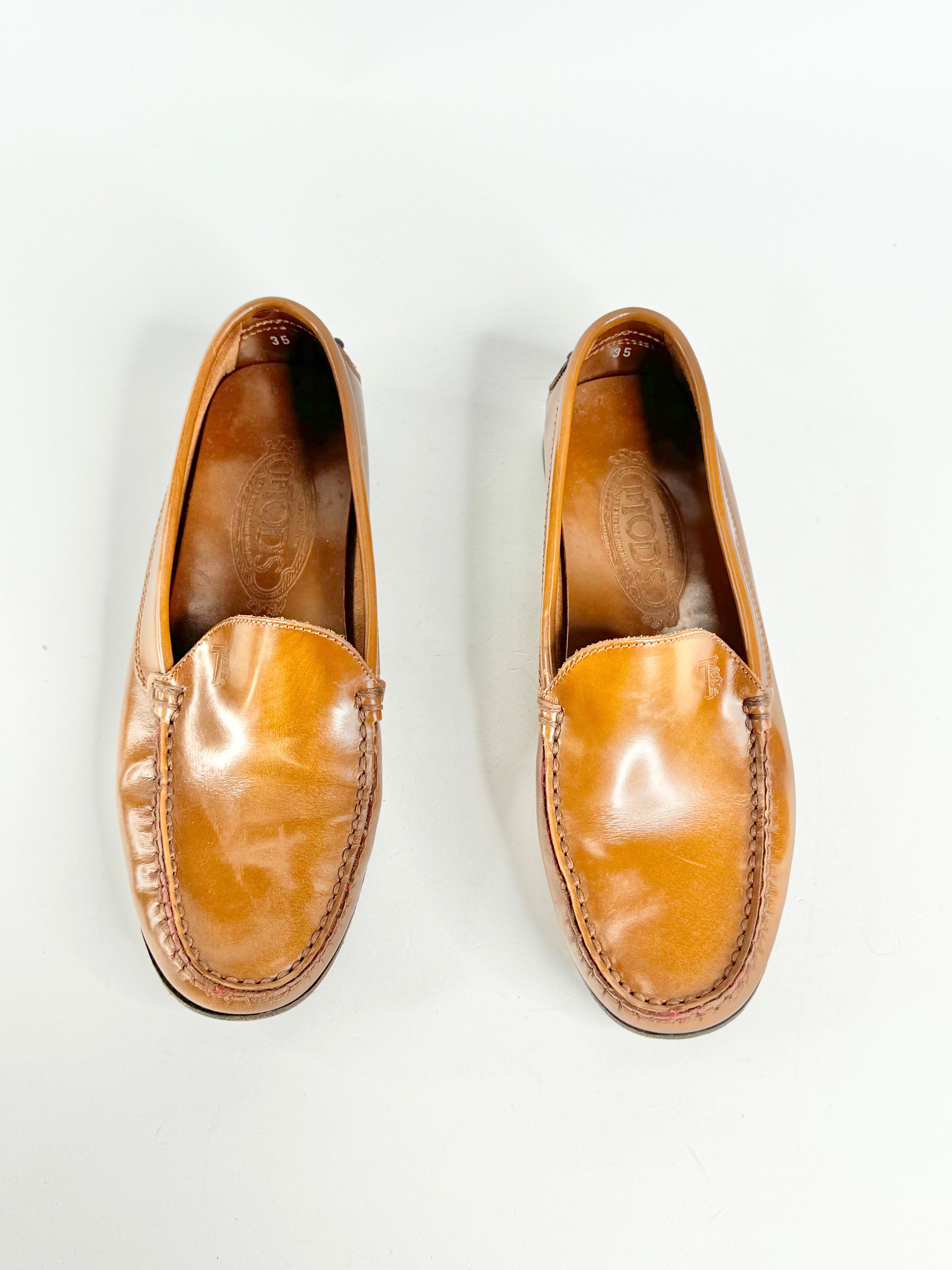 Tod's Toffee Loafers - EU35