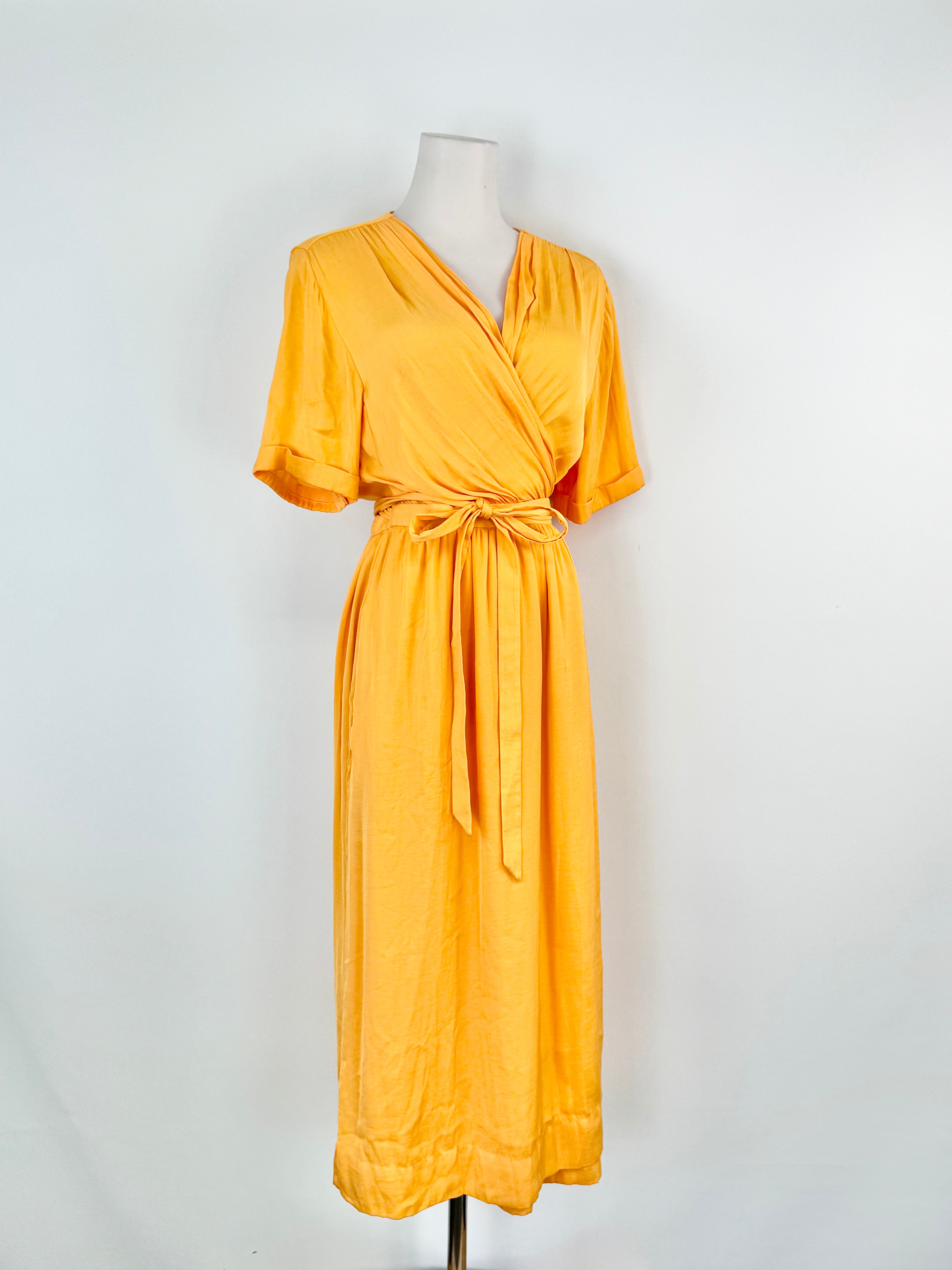 Scotch & Soda Buttercup Yellow Wrap Dress - AU8