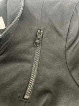 Armani Exchange Black Cropped Industrial-Style Blazer - AU6/8